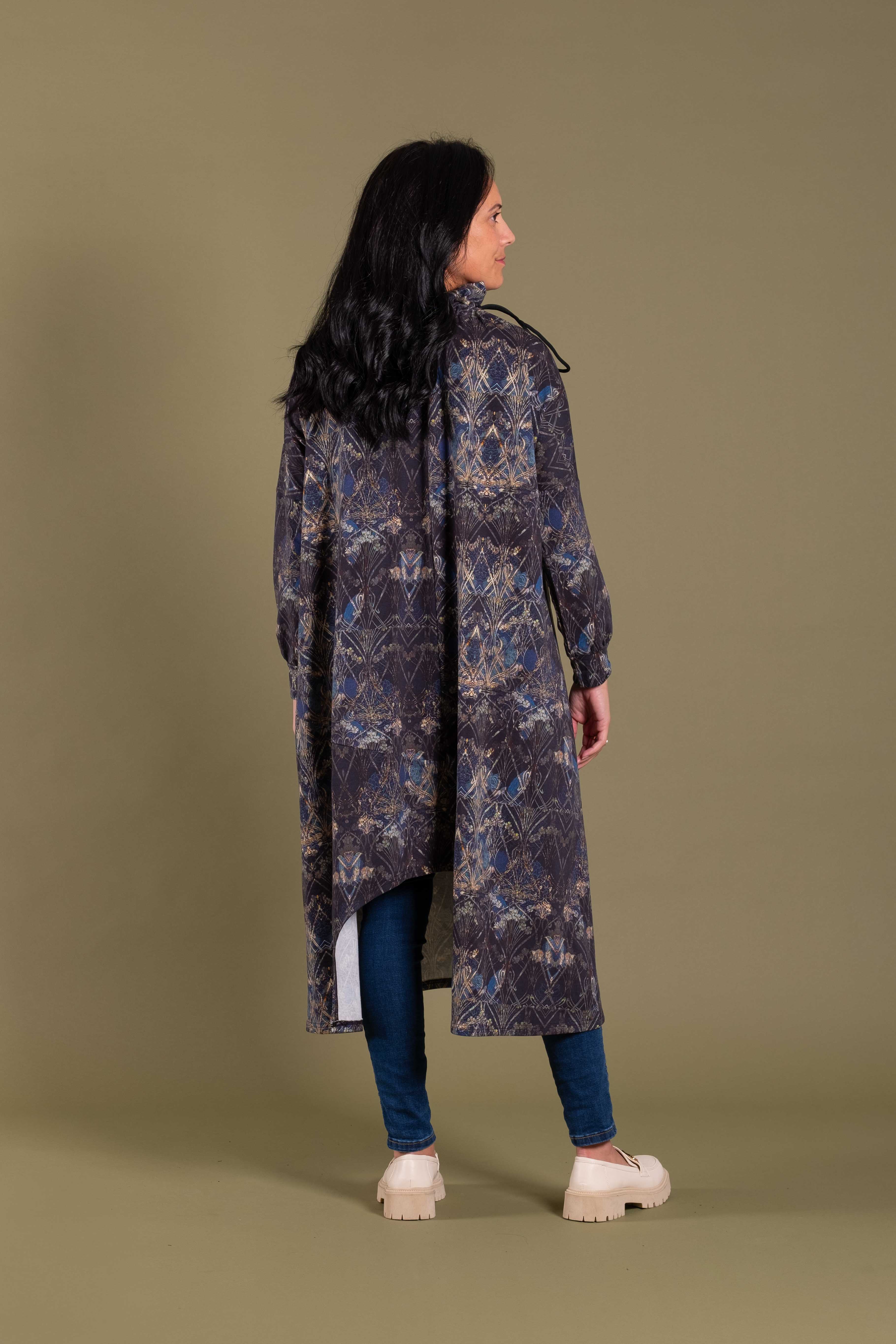 Hugo Sweater Dress Blue Code