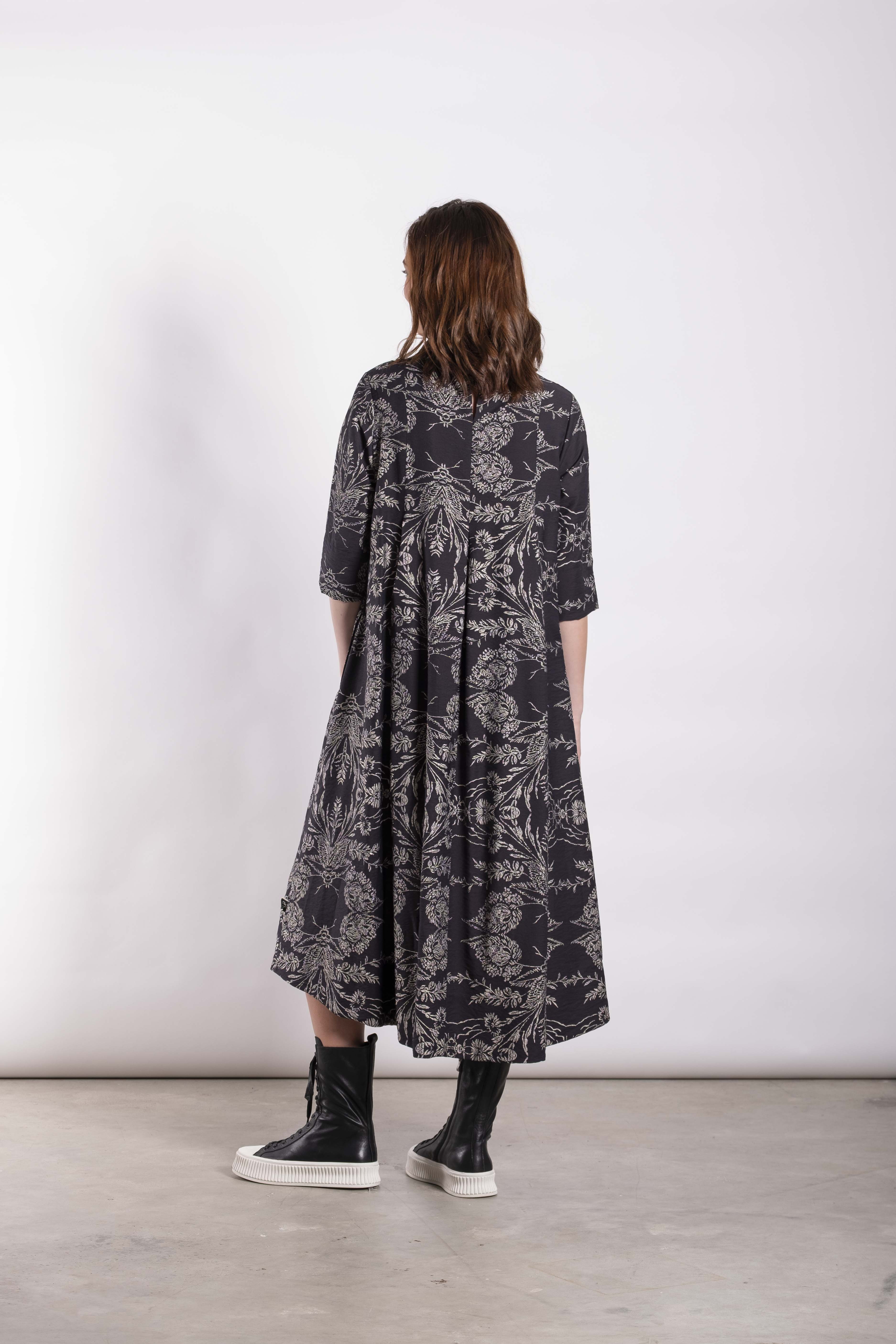 Gelato Dress Carved Navy
