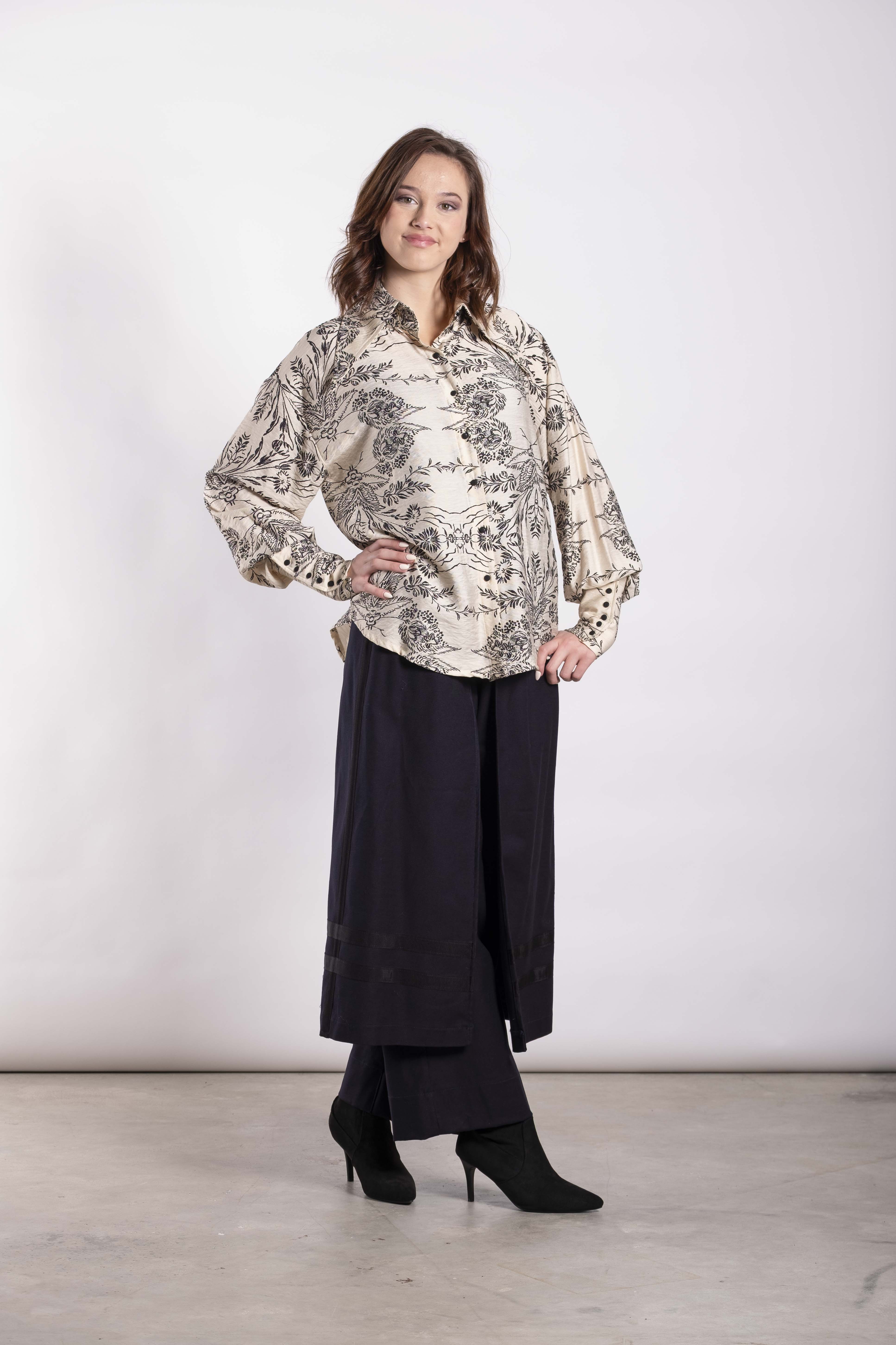 Artificial Shirt Carved Cream