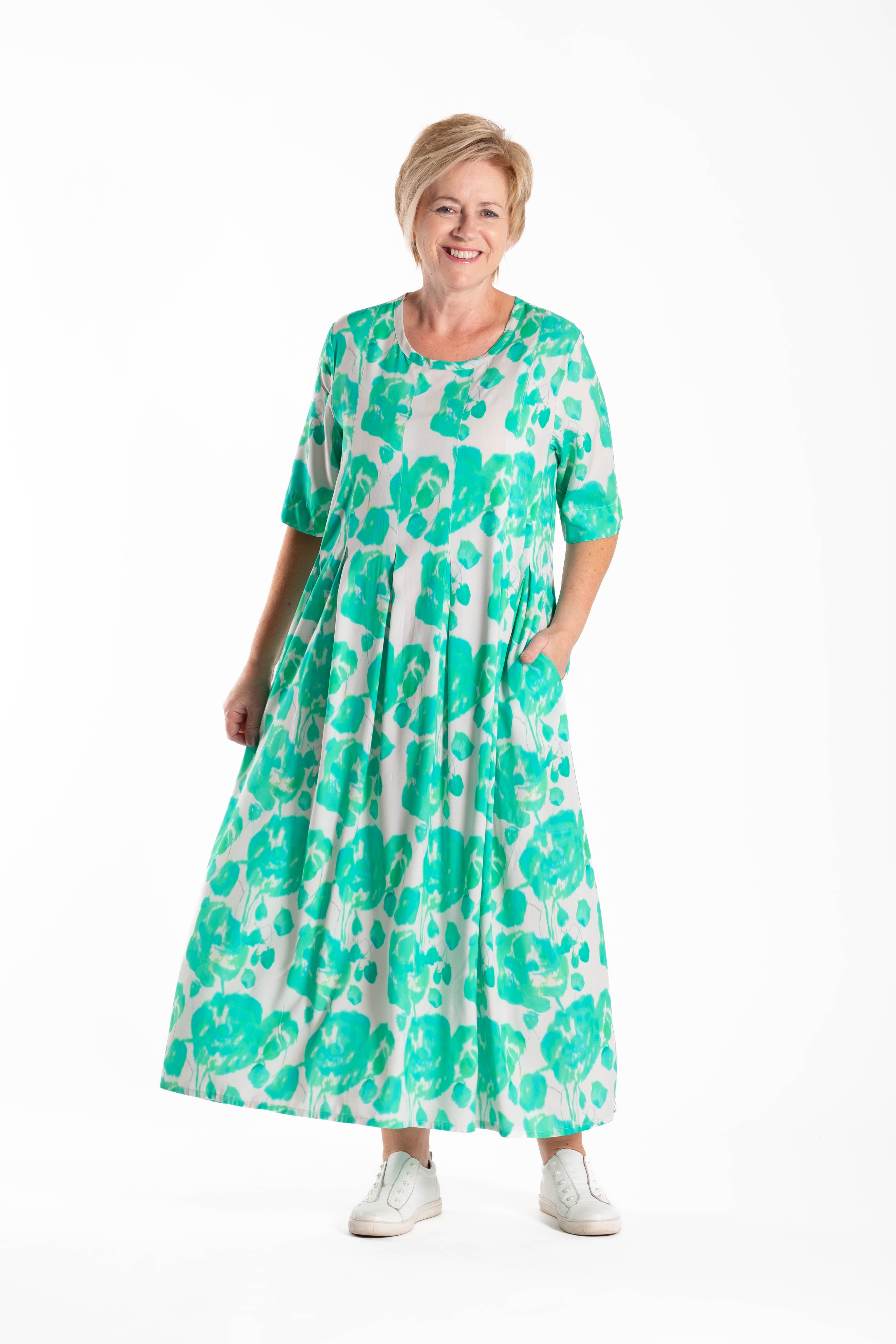 Complete Me Dress Mint Flora