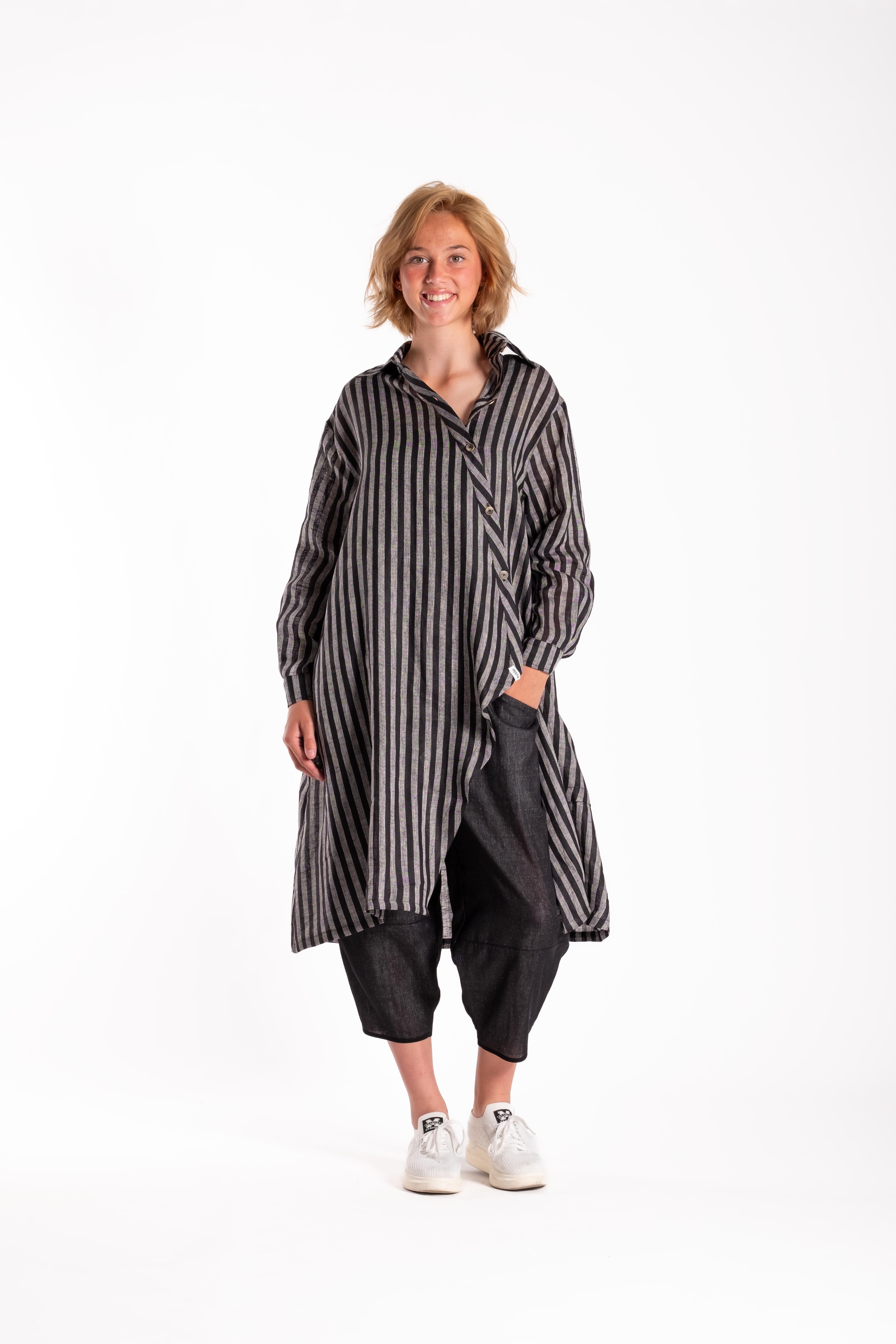 Skylar Shirt Shadowy Stripe