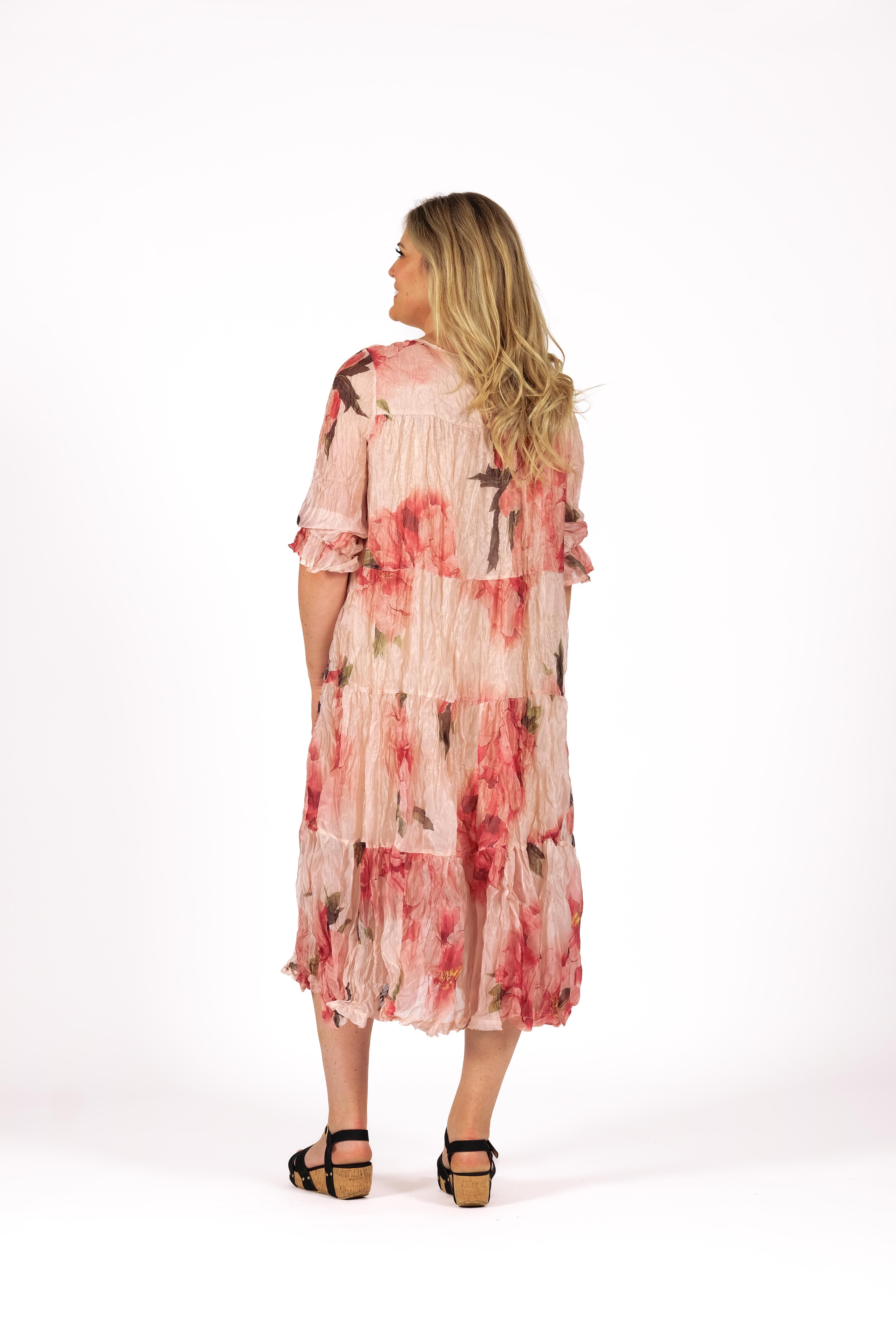 Cascade Dress Rose Water