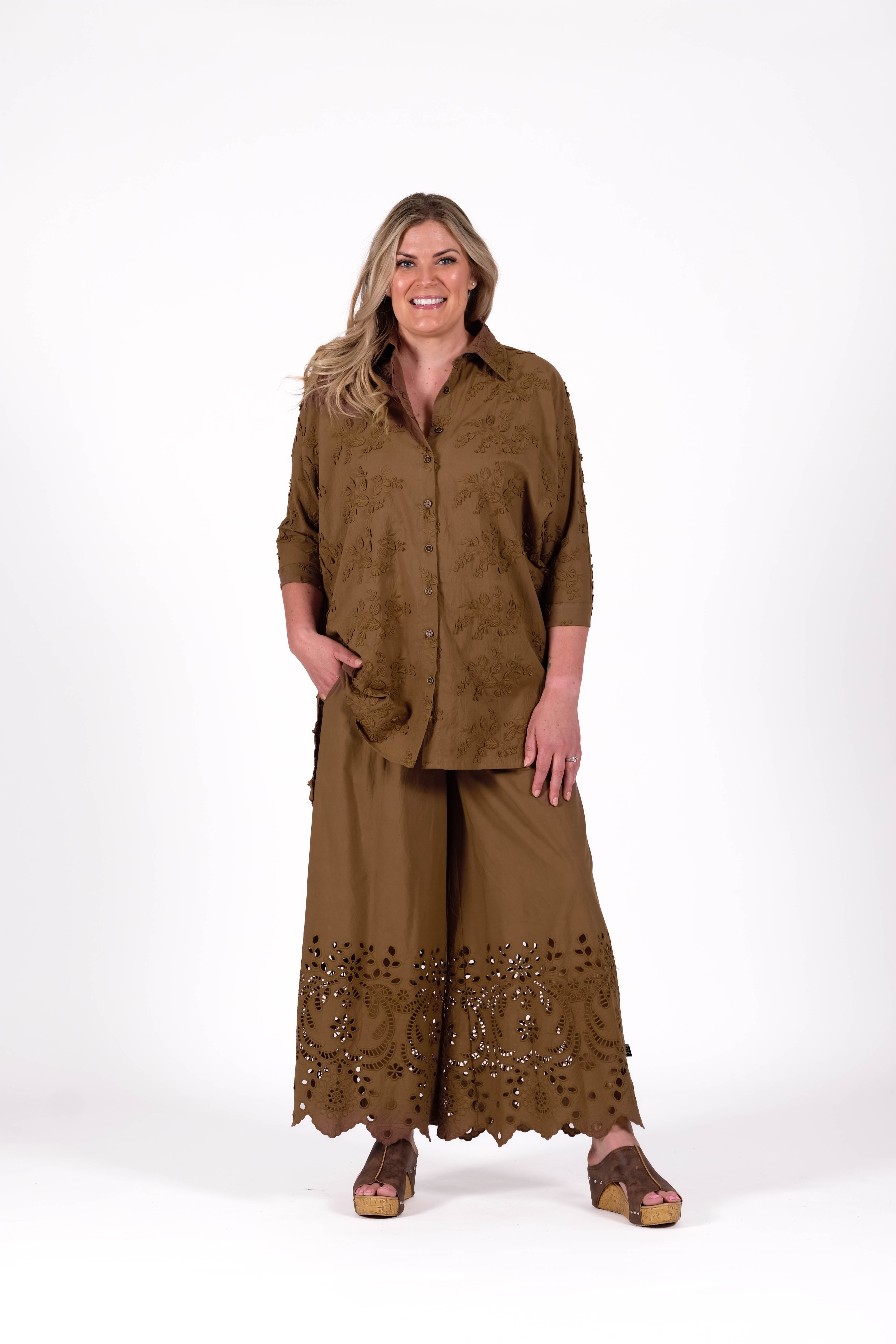 Alexis Shirt Antique Clay