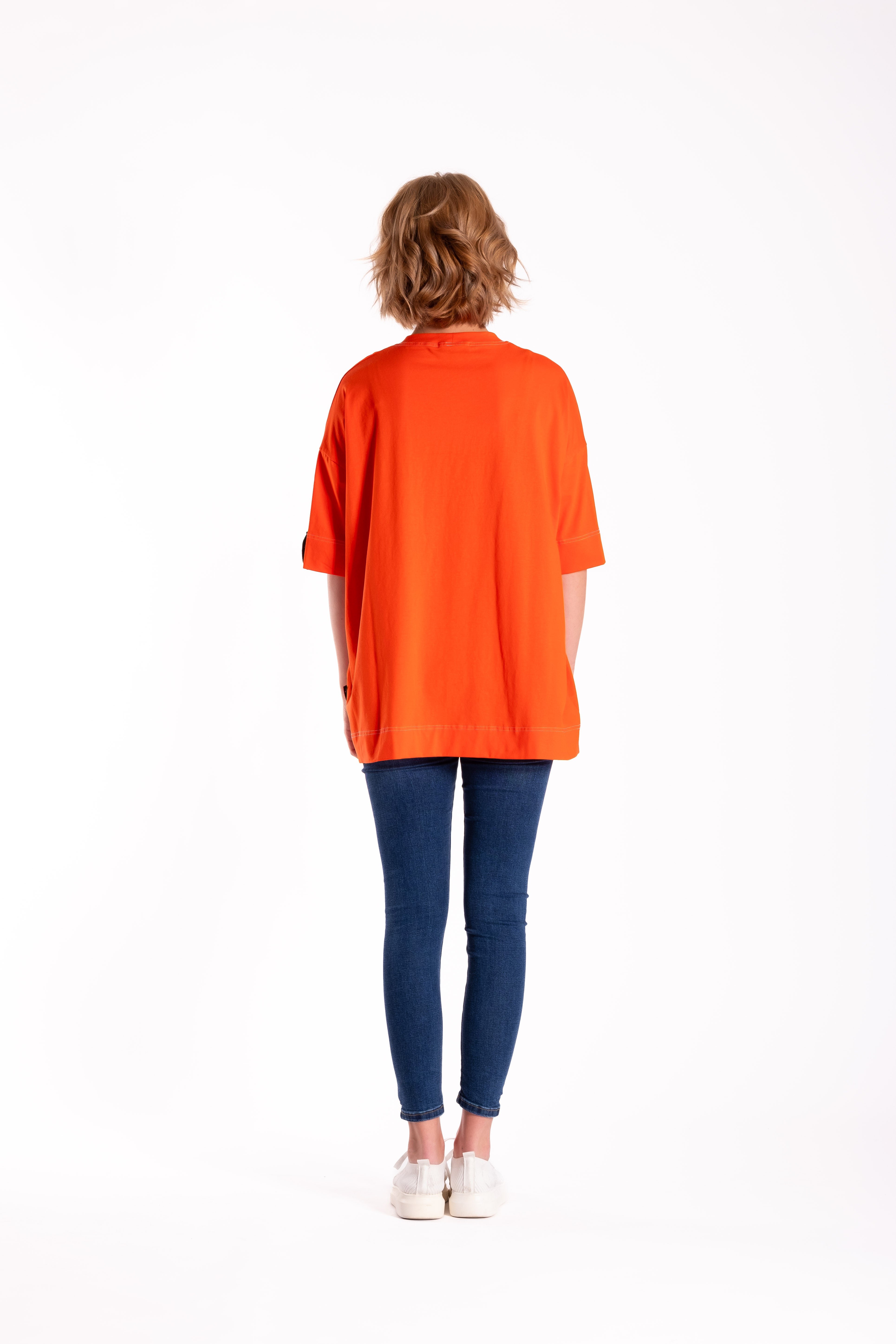 Jellicoe Box Tee Orange