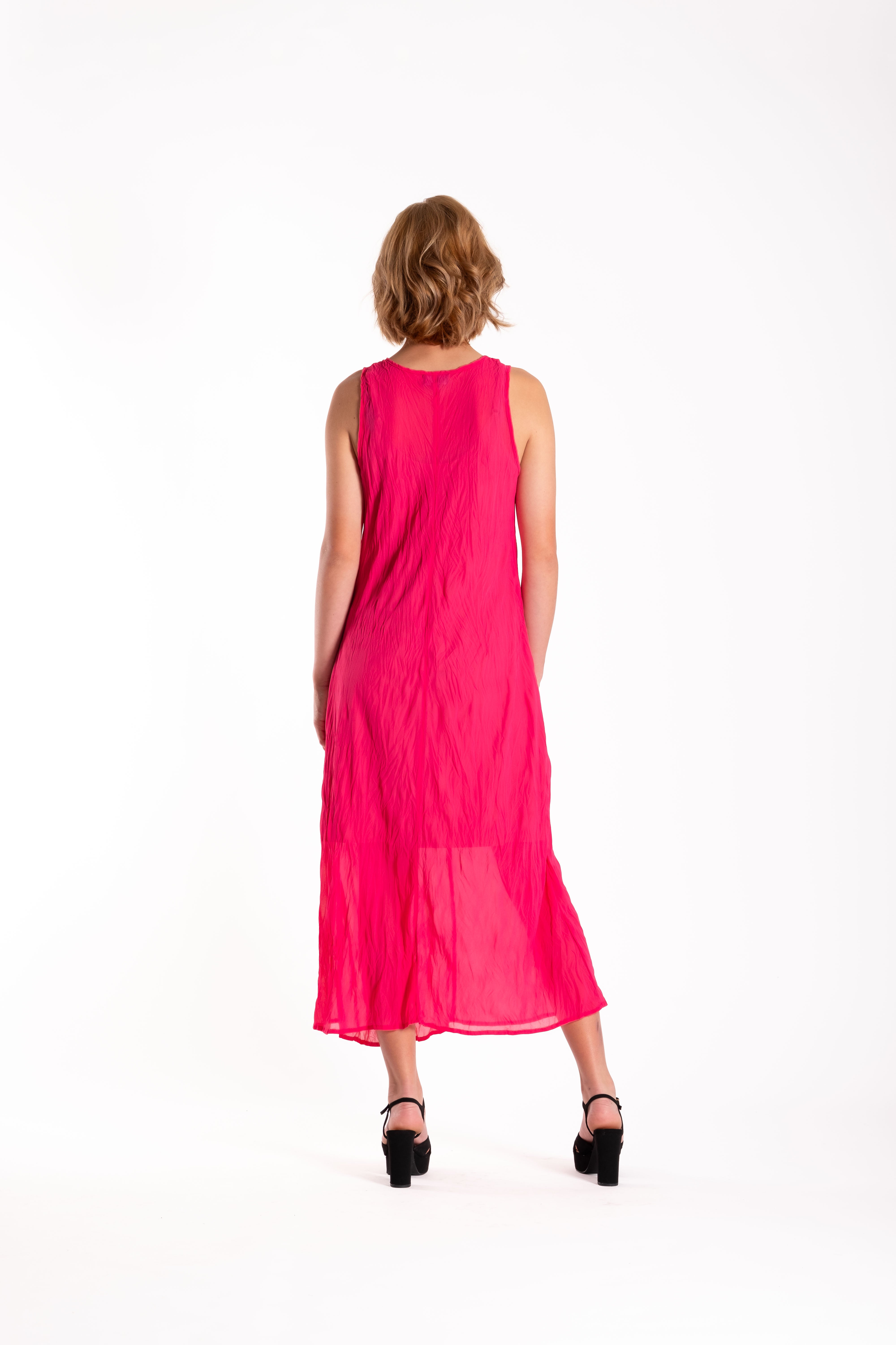 Brooke Dress Bright Pink