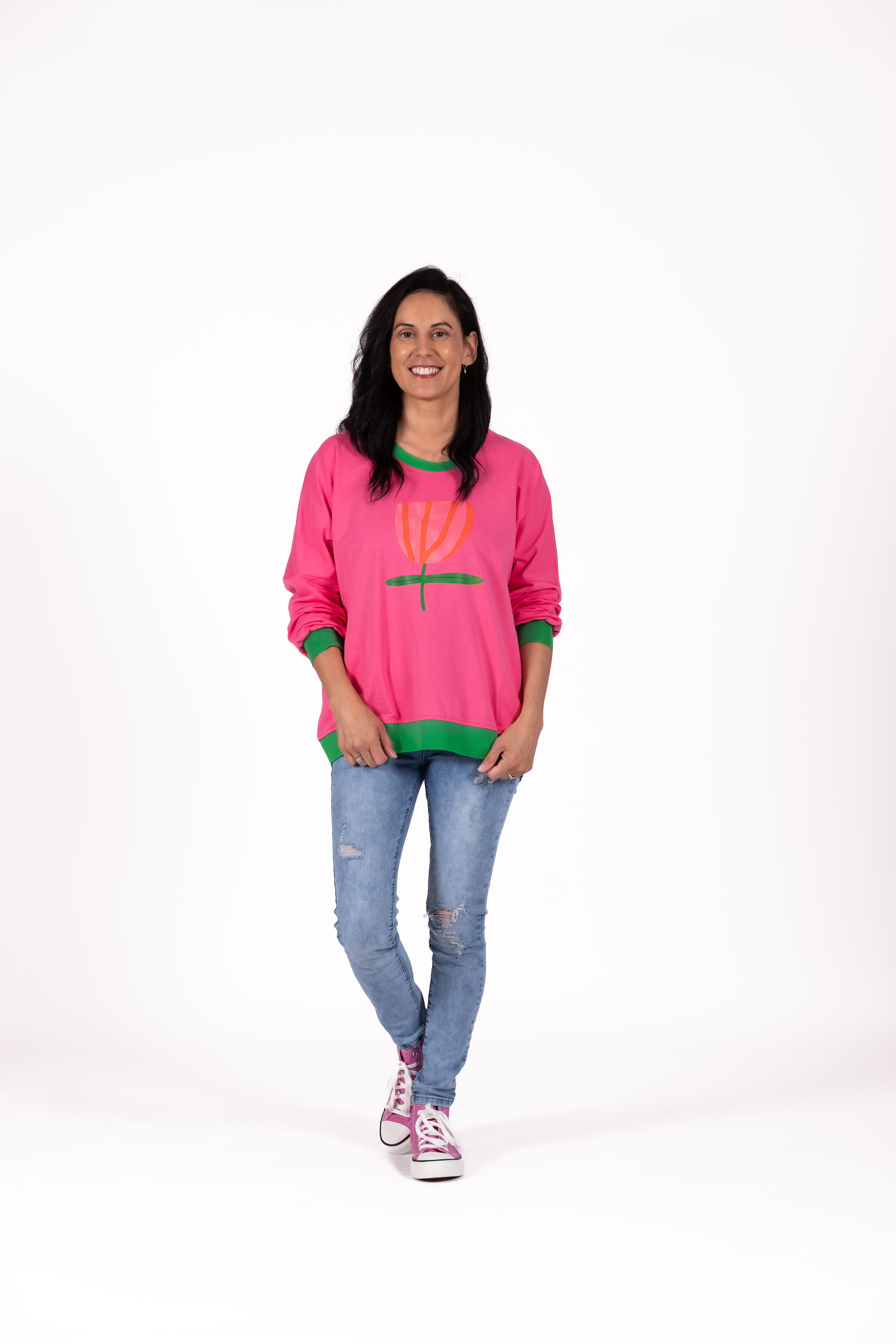 Sweatshirt Pink Tulip