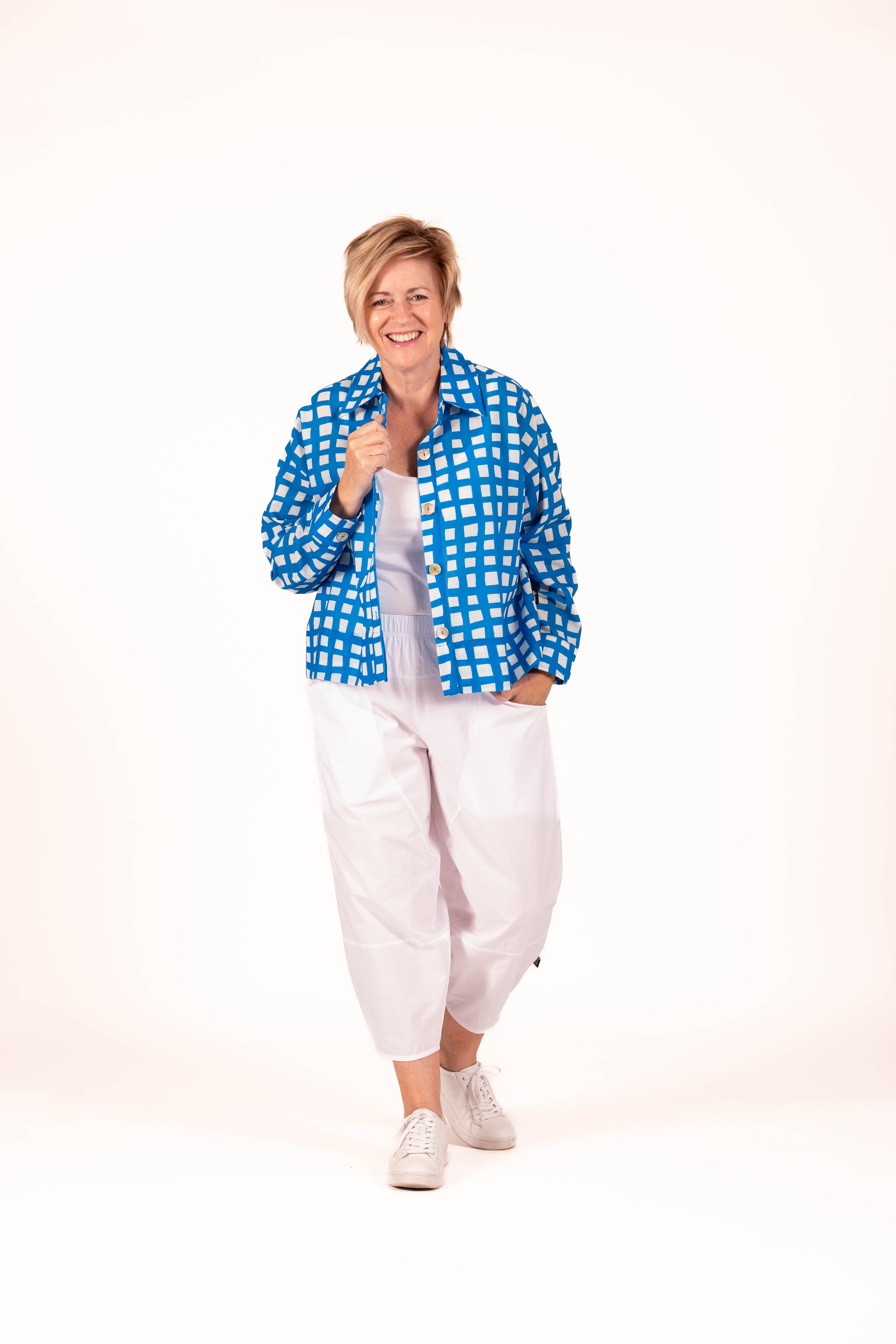 Shacket Blue Square