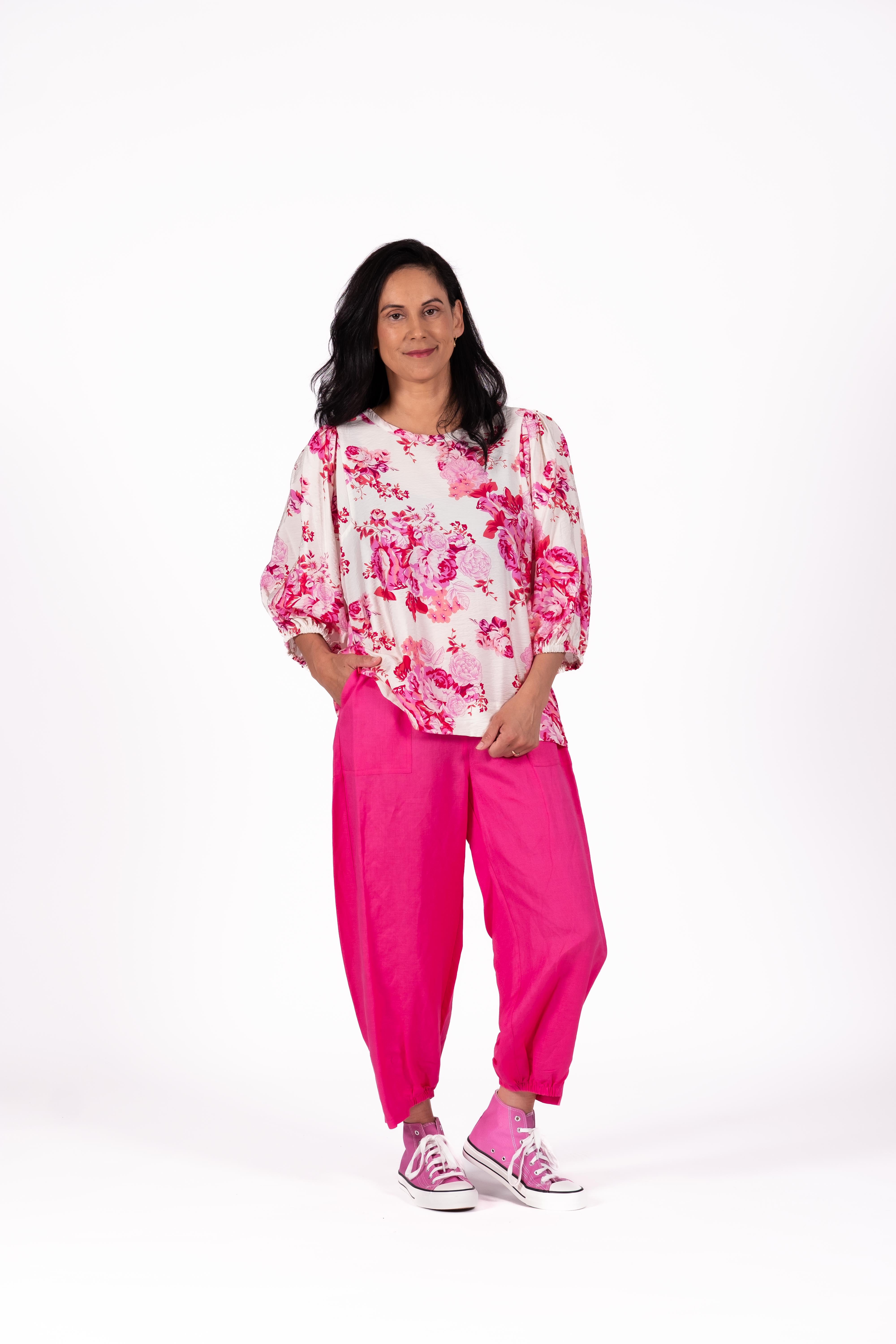 Stitch Pants Pink