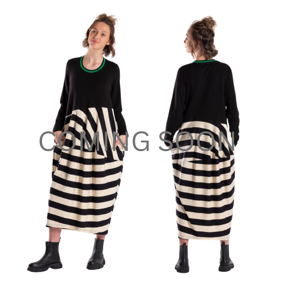 Chelsie Dress Monostripe