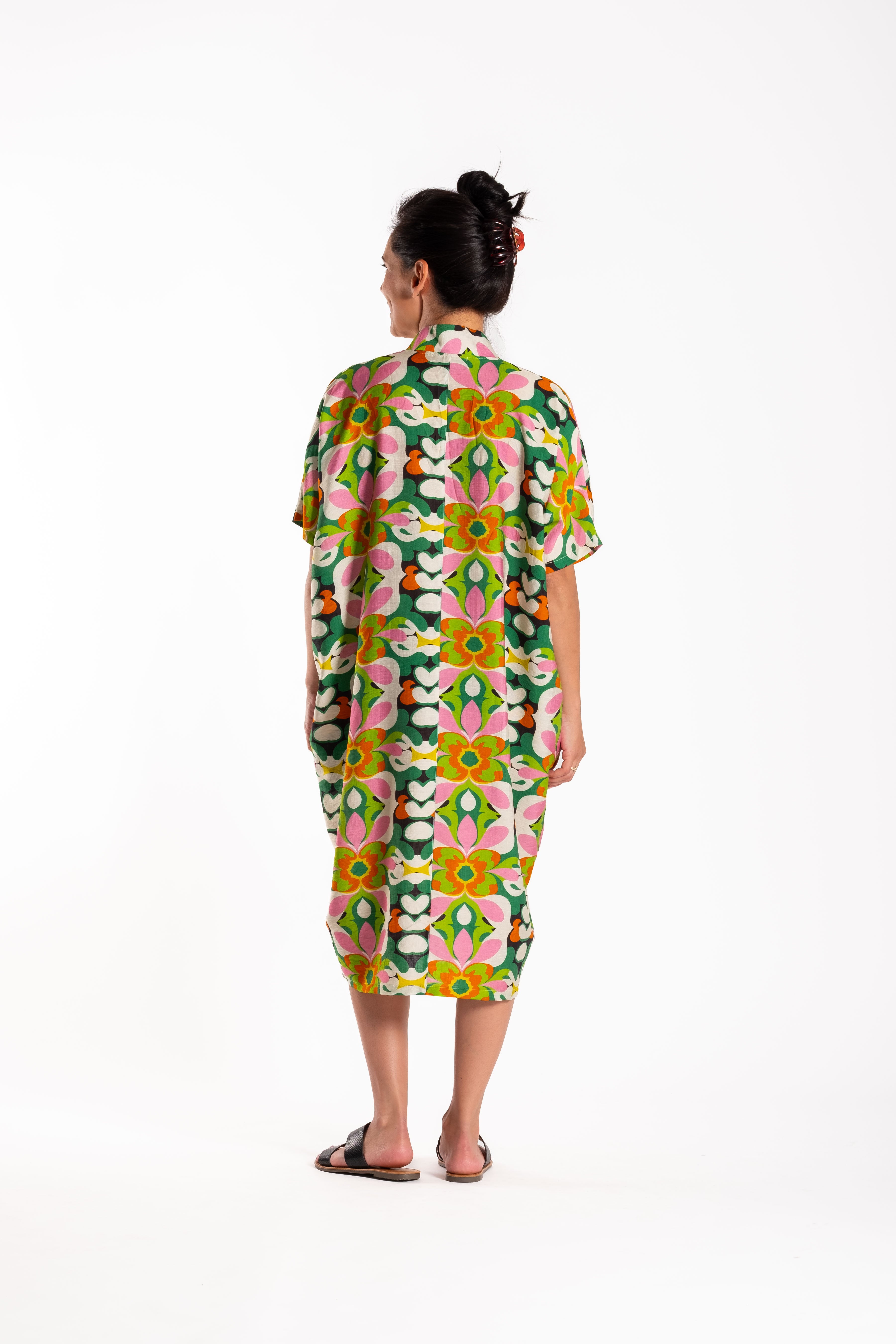 Kotua Dress Green Retro