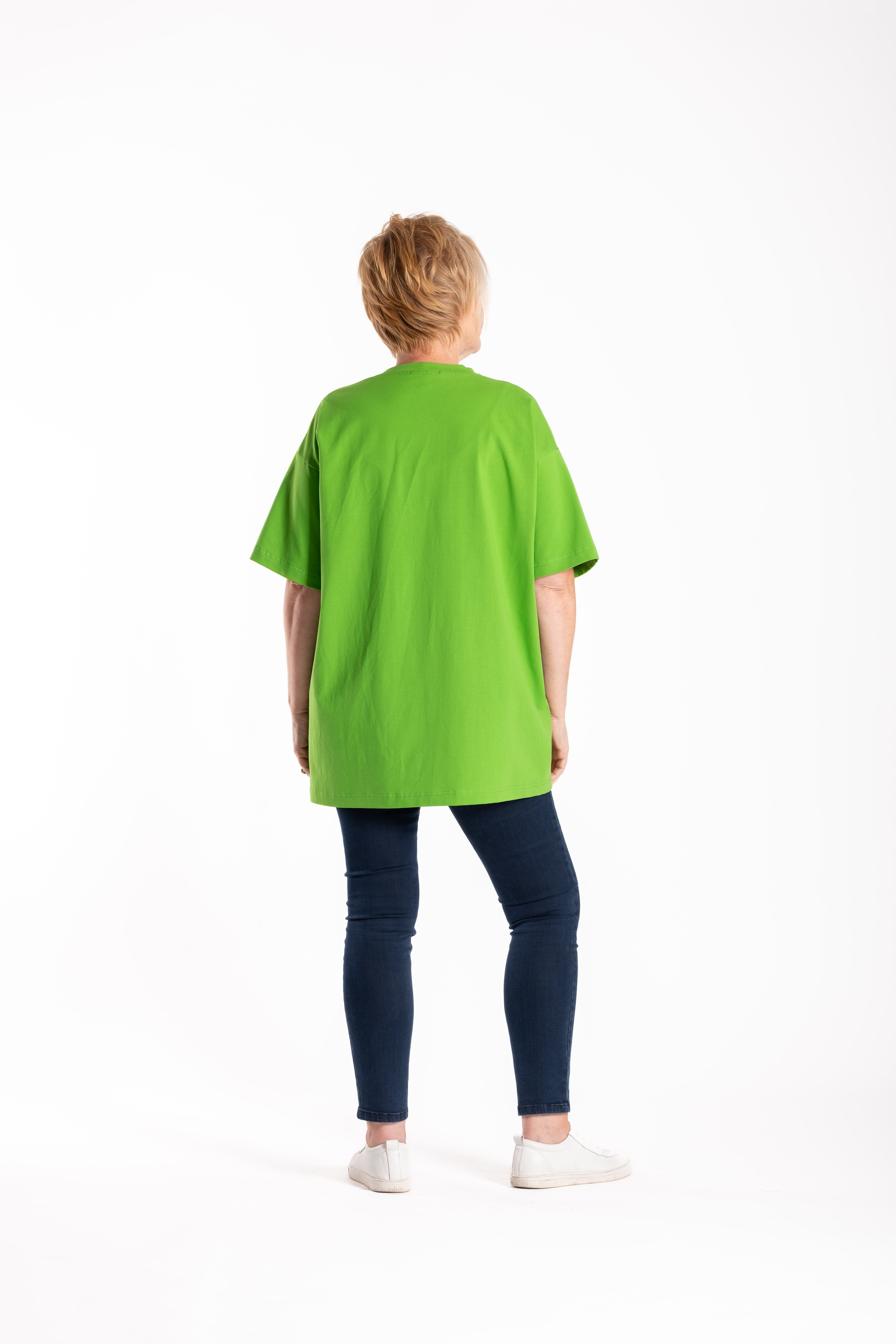 Oversized Box Tee Pear Green