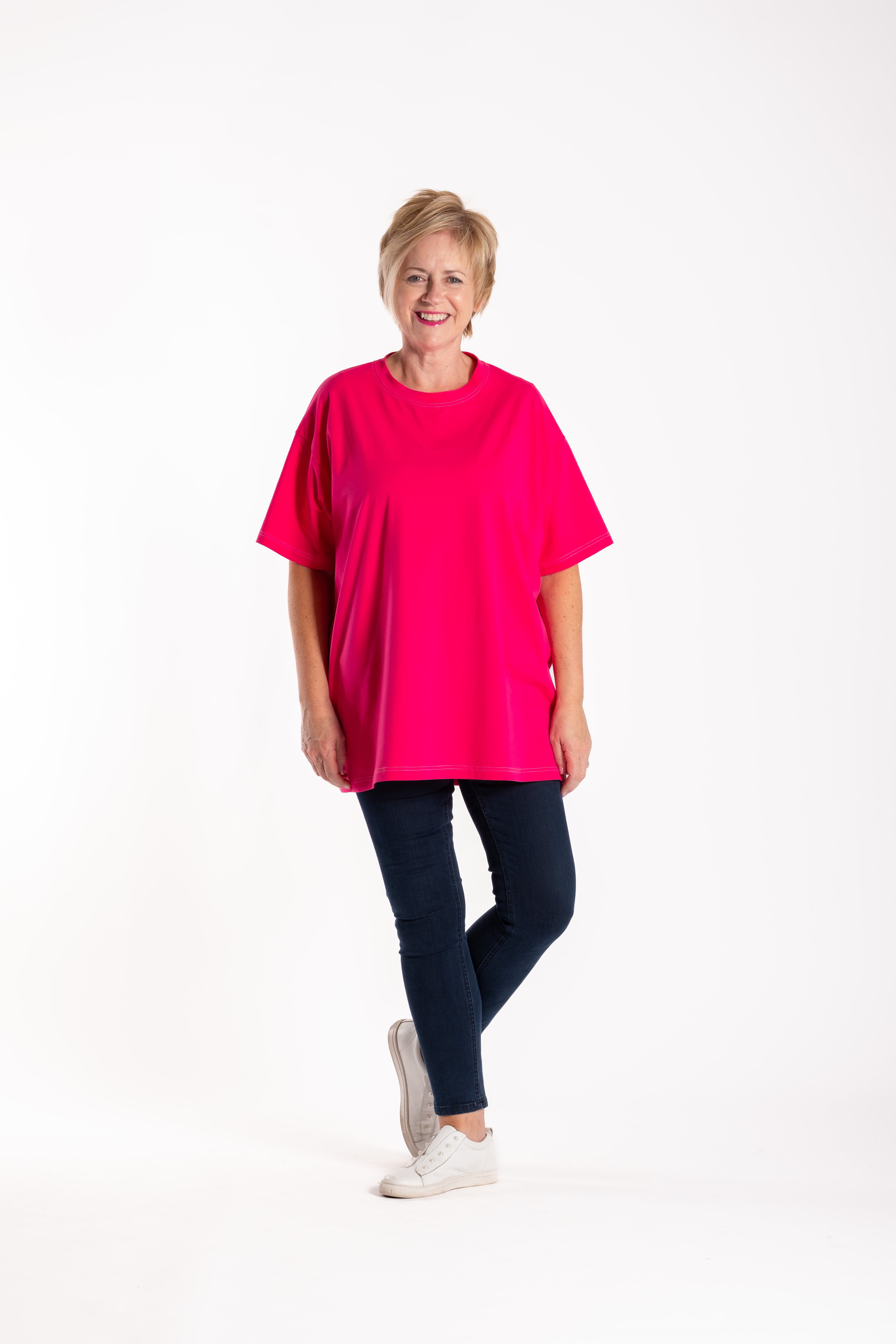 Oversized Box Tee Late Pink