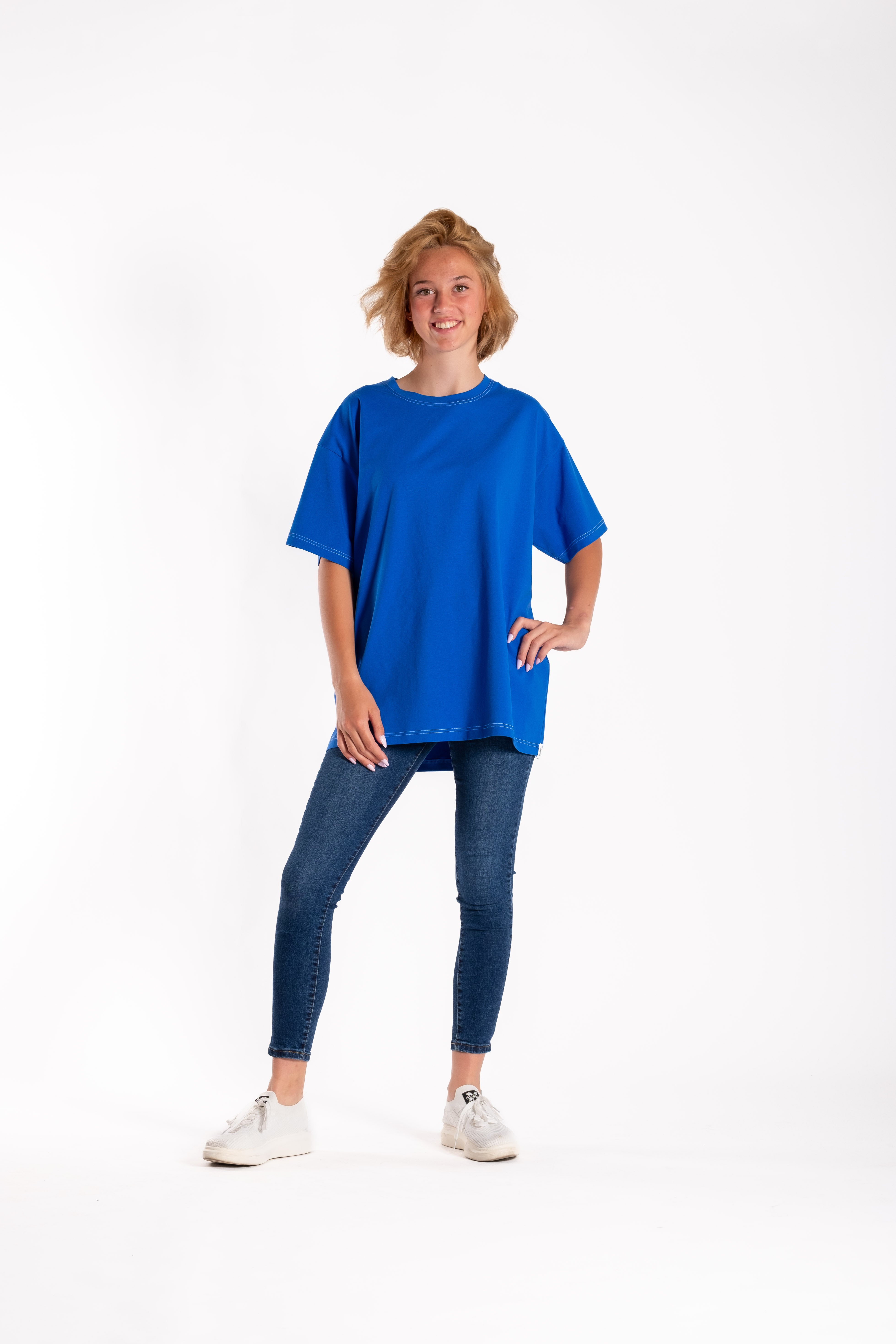 Oversized Box Tee Late Blue