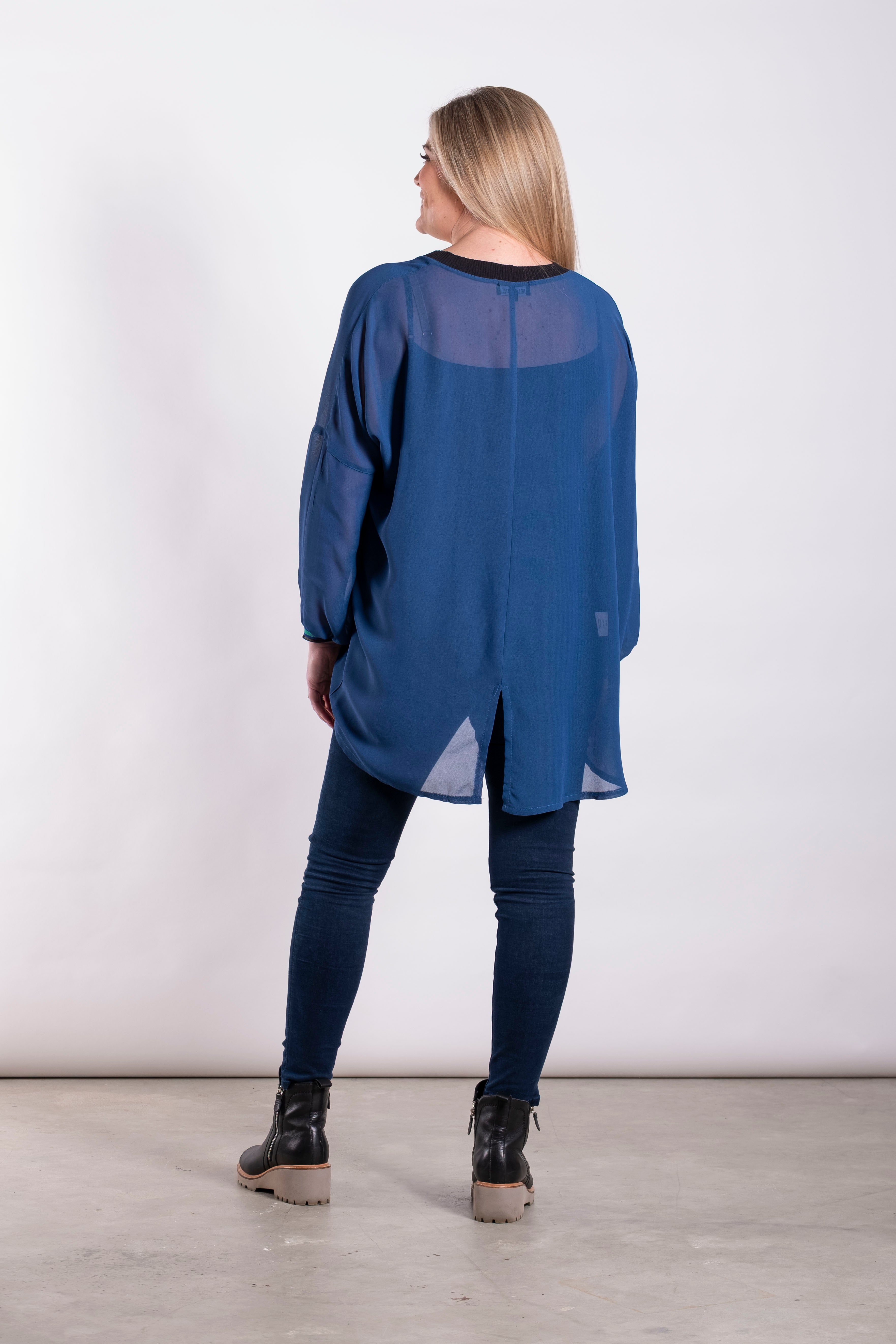 Relaxed Top Smart Blue