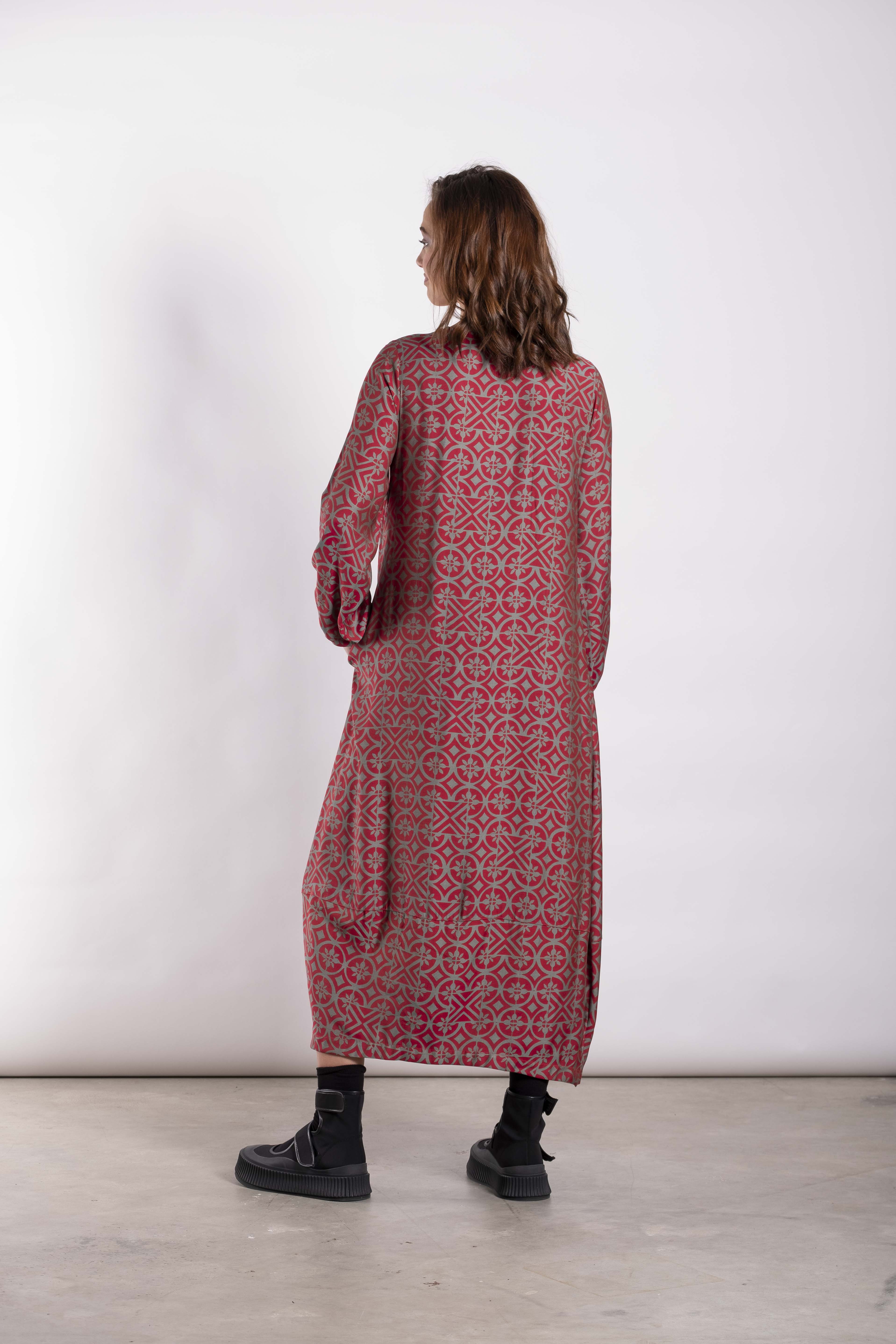 Connection Dress Aztec Red