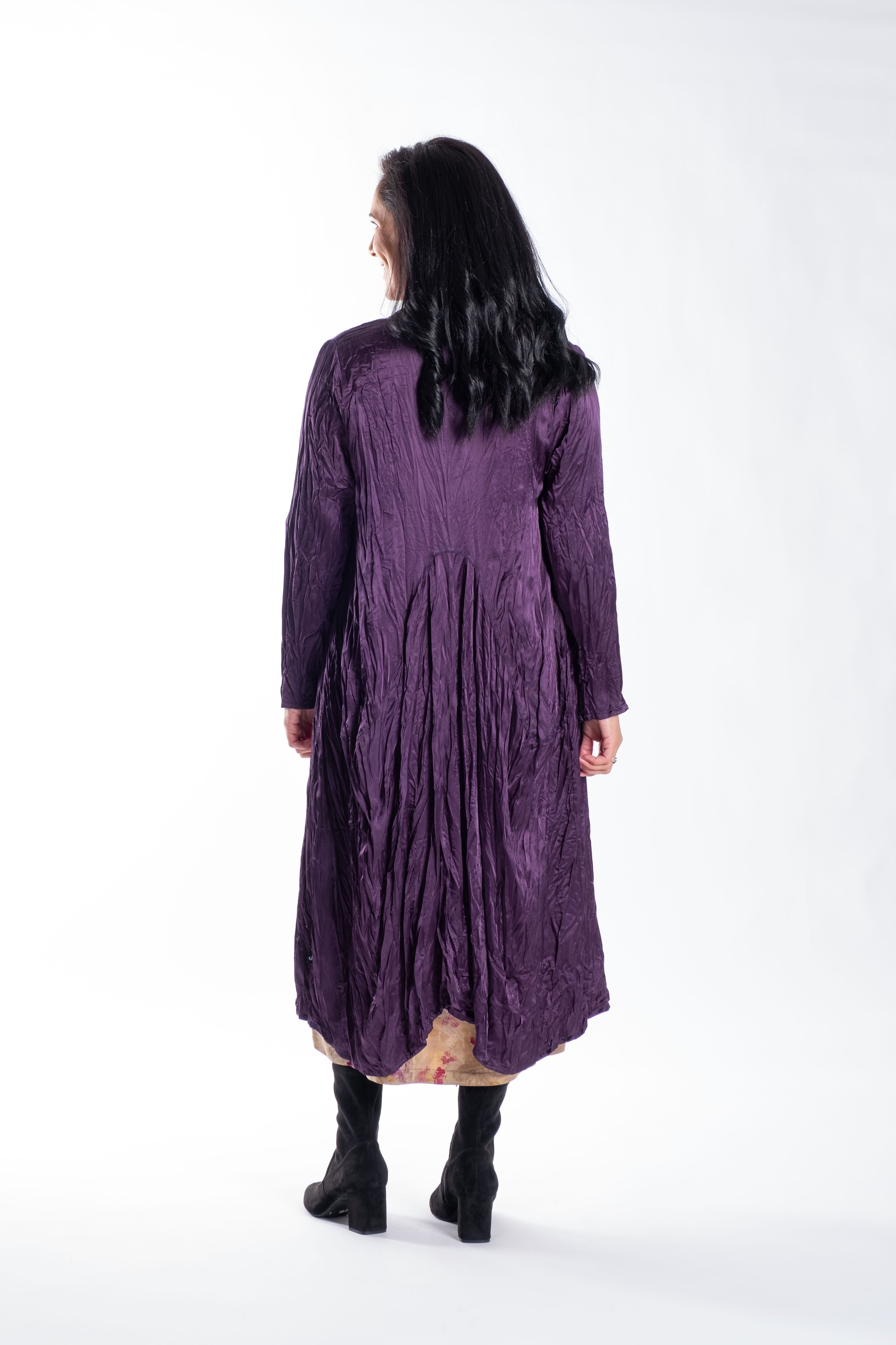 Duster Coat Plum