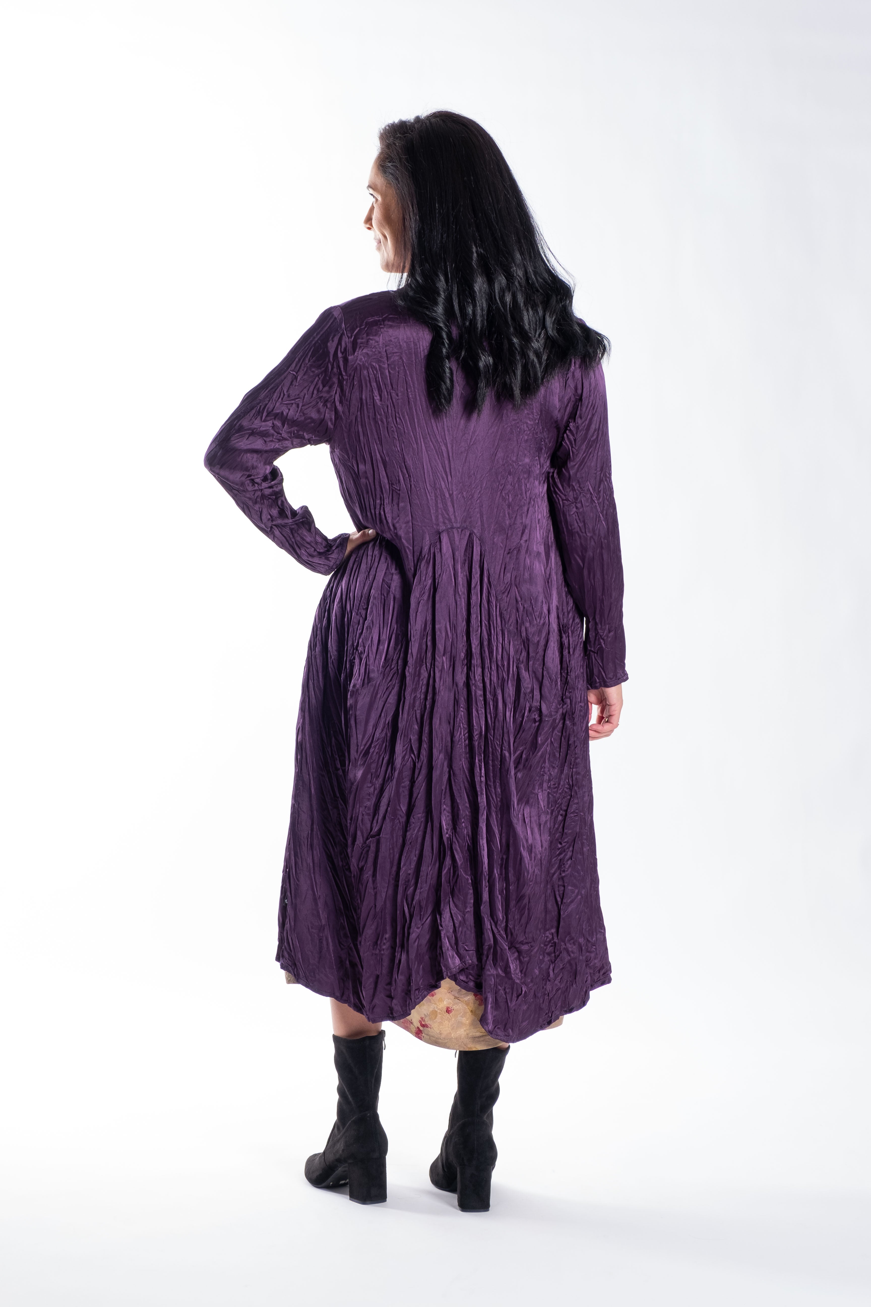 Duster Coat Plum