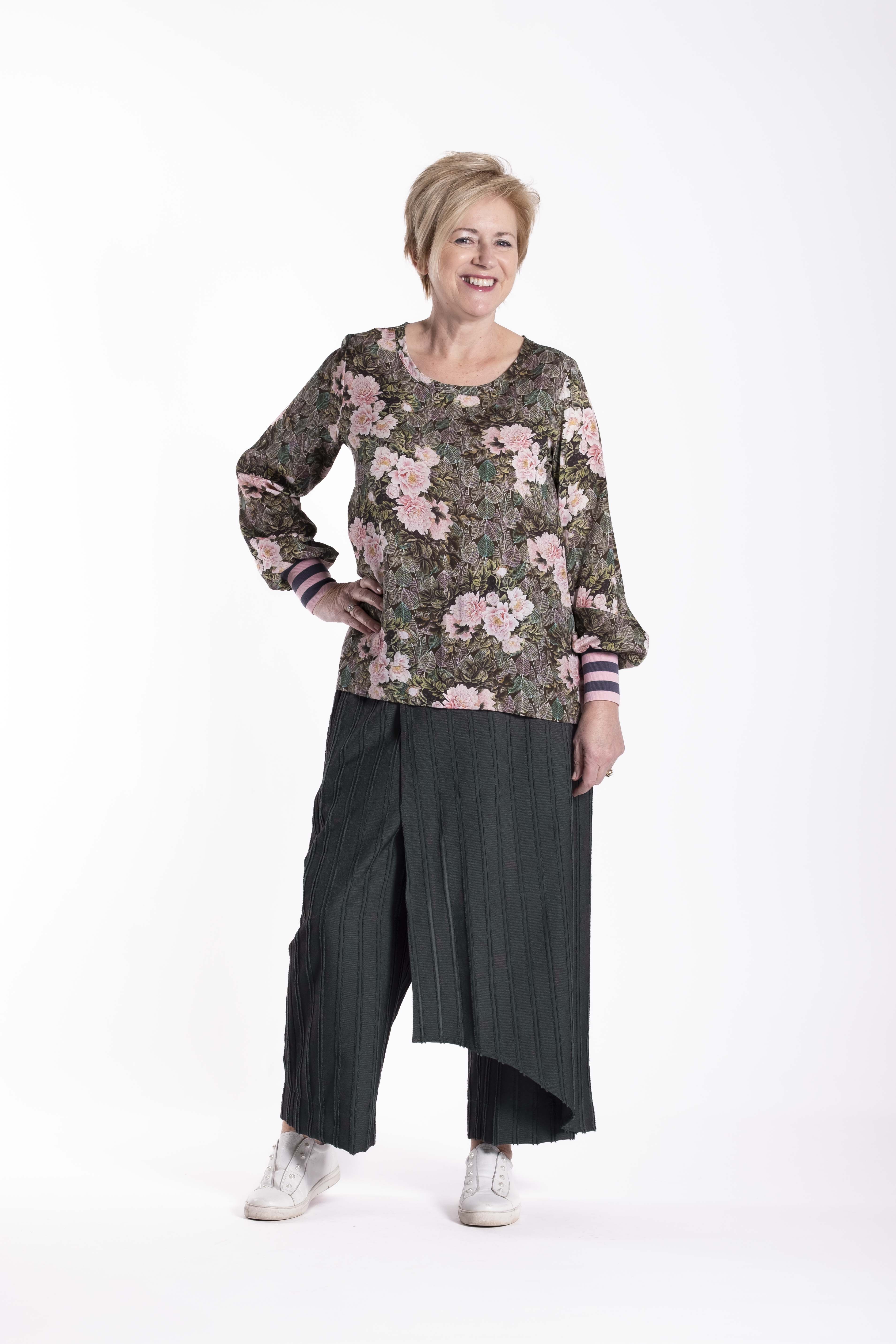 Eclipse Pants Lines of Texture Slate