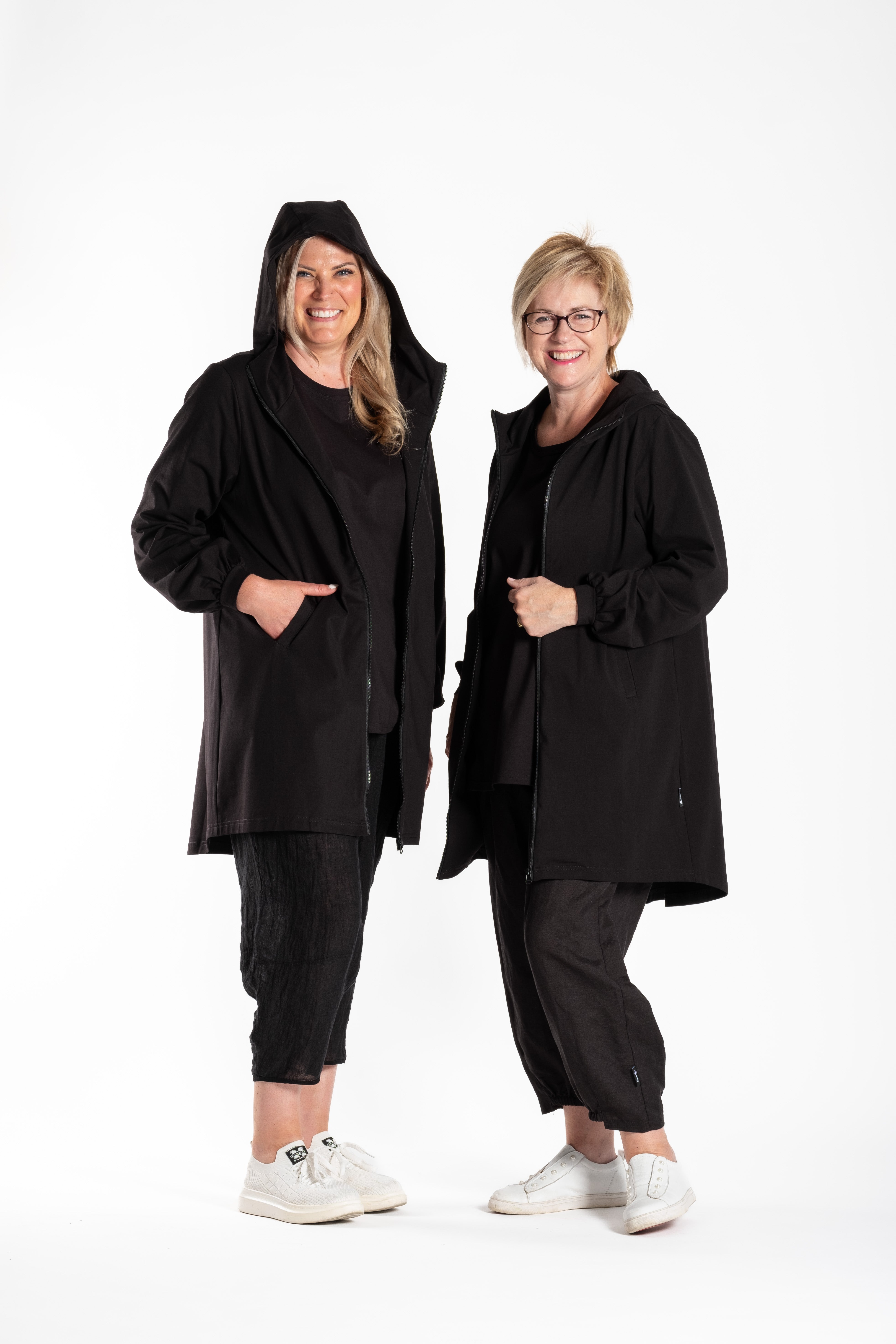 No Apologies Black Zip Up Jacket