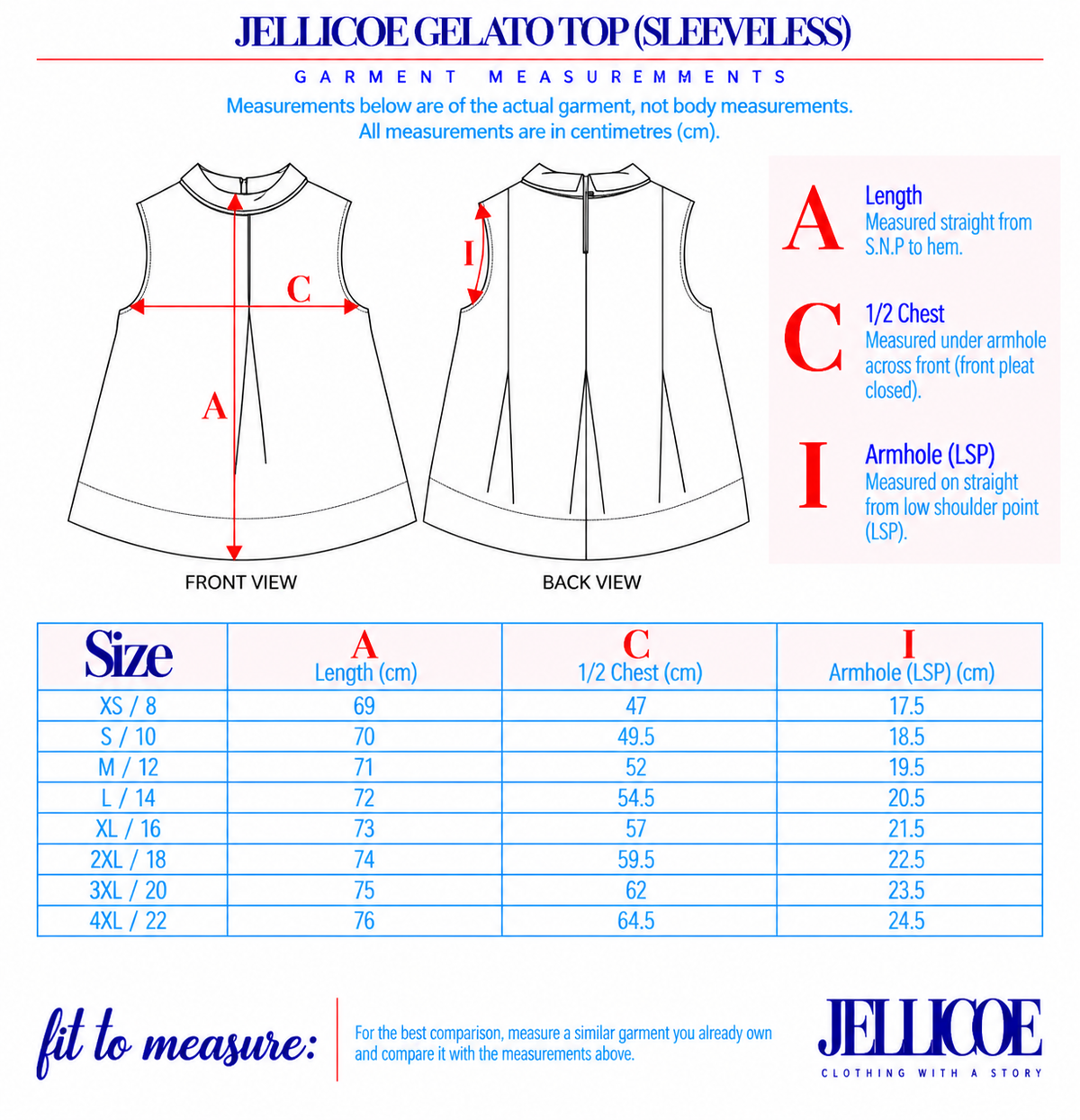 Gelato Top Sleeveless Ink Well