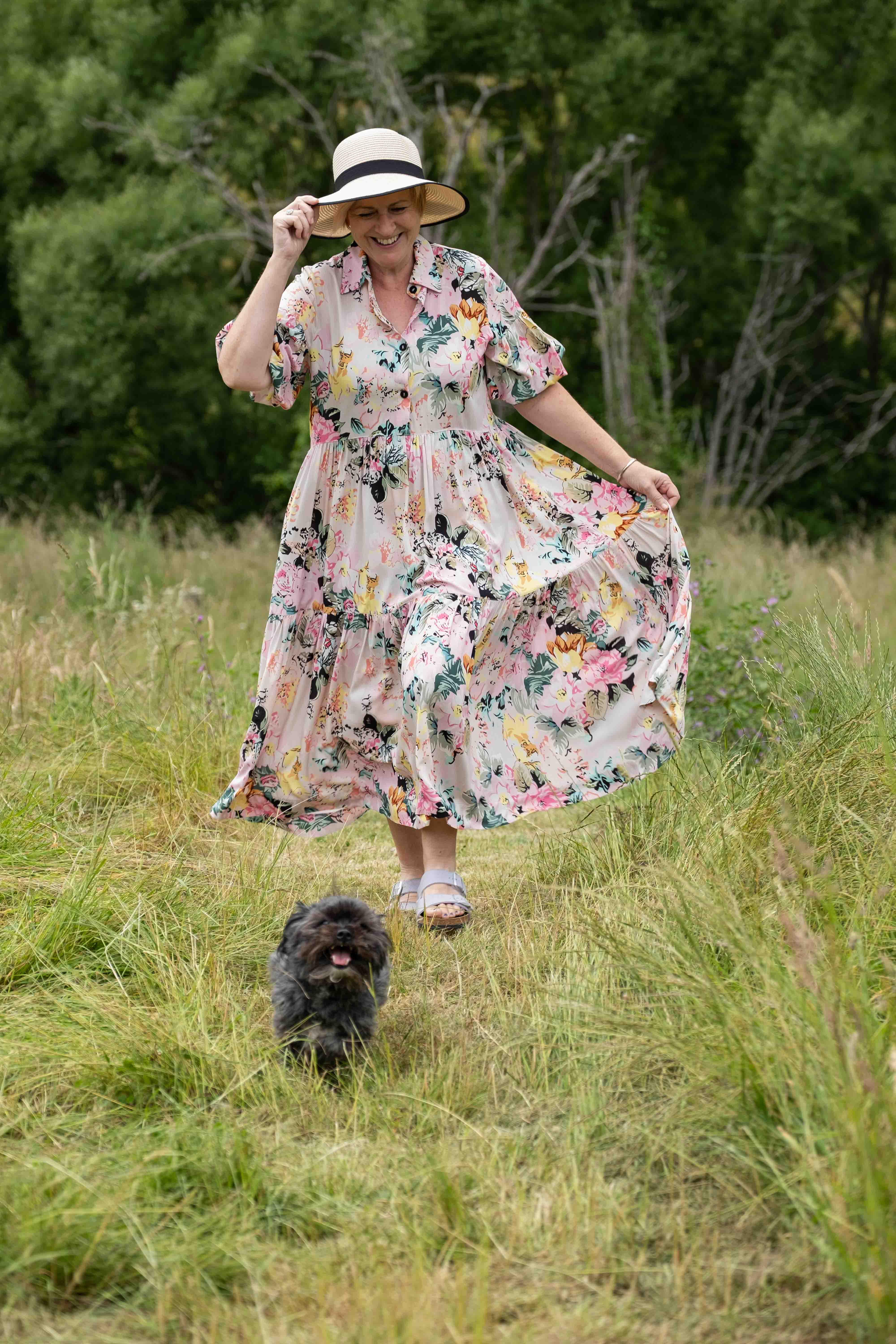 Lana Dress Pastel Bloom