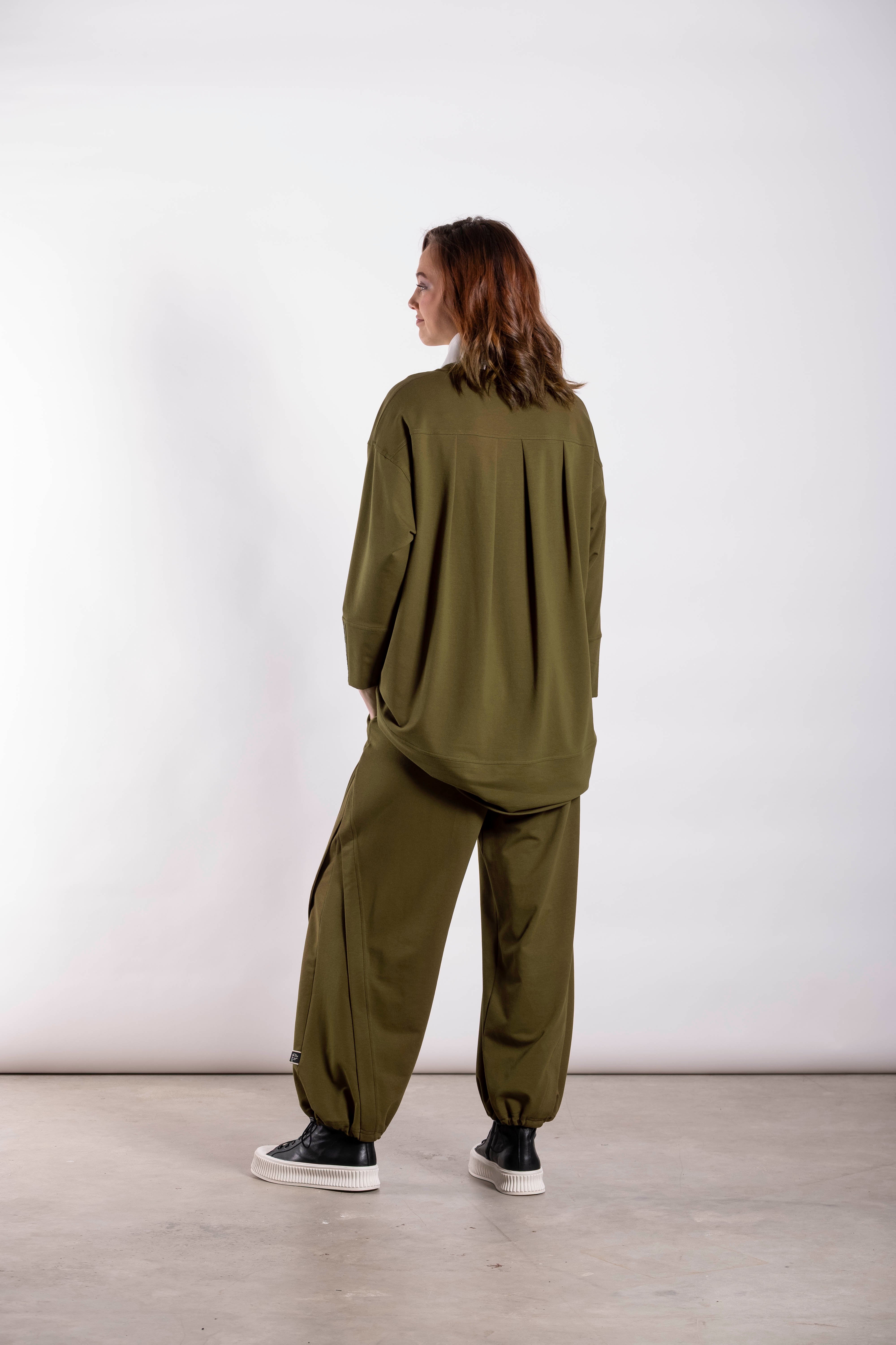 Back Drop Sweatshirt Bay Leaf