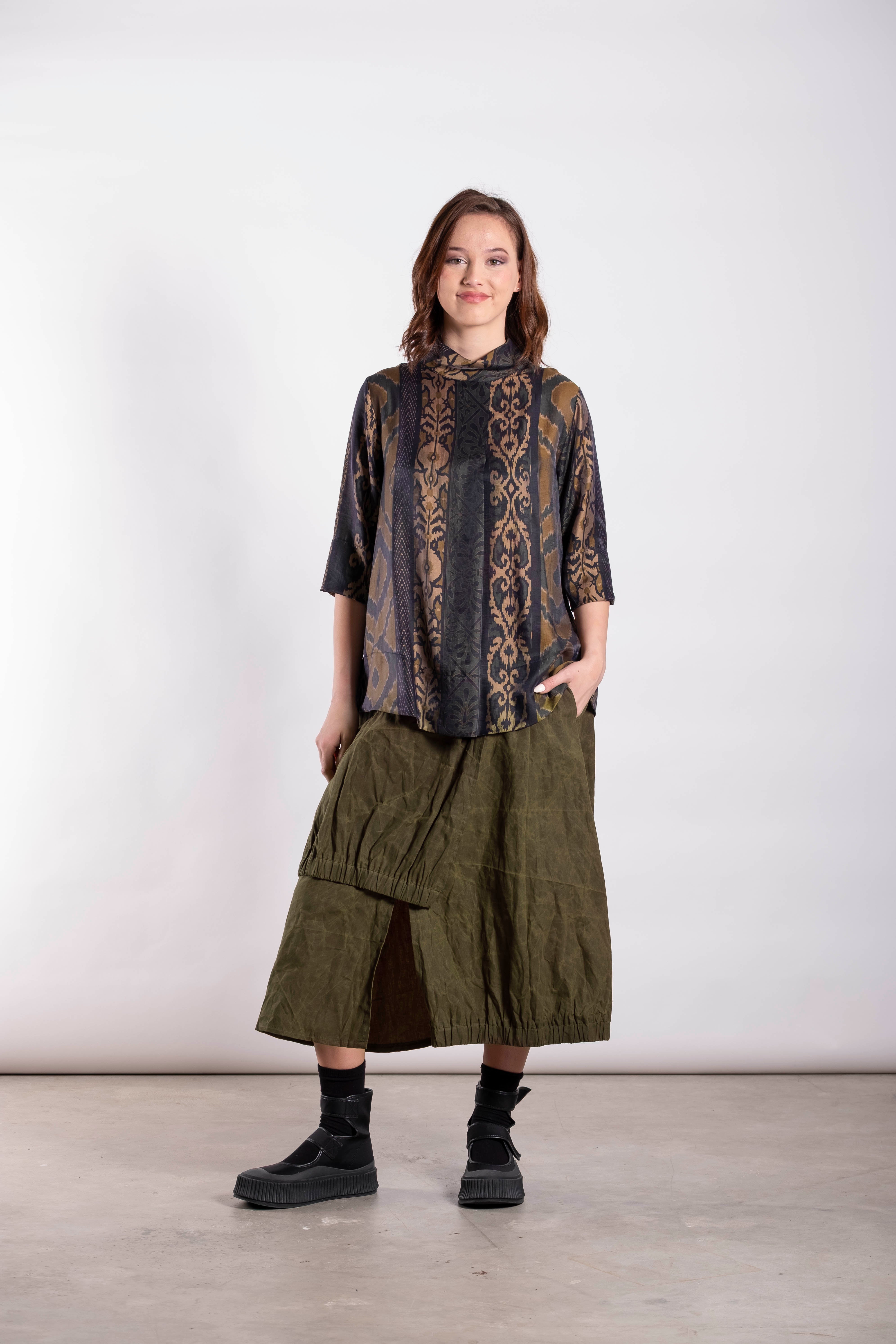 Scripture Skirt Bay Leaf