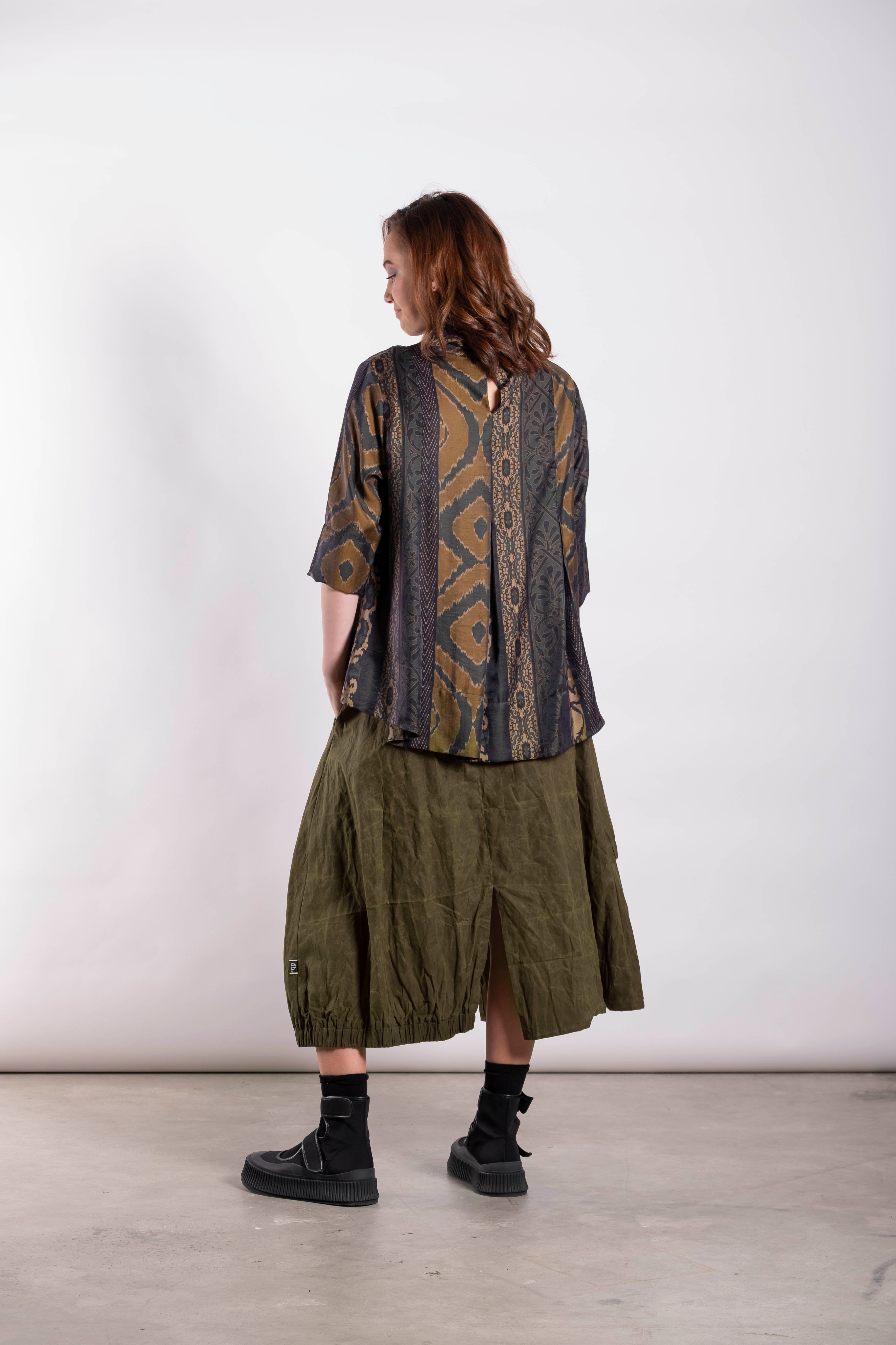 Scripture Skirt Bay Leaf