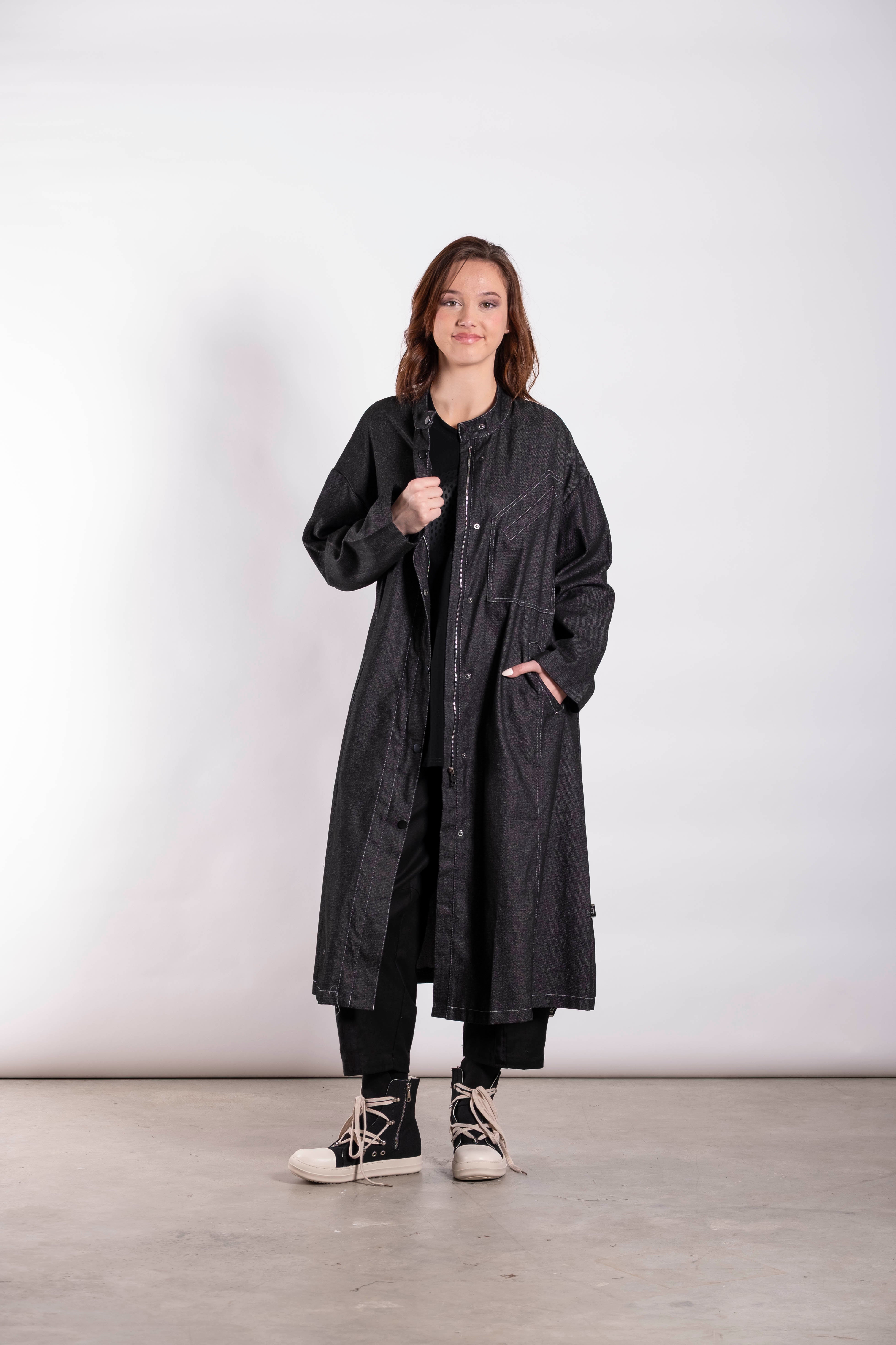 Workshop Coat Noir Denim