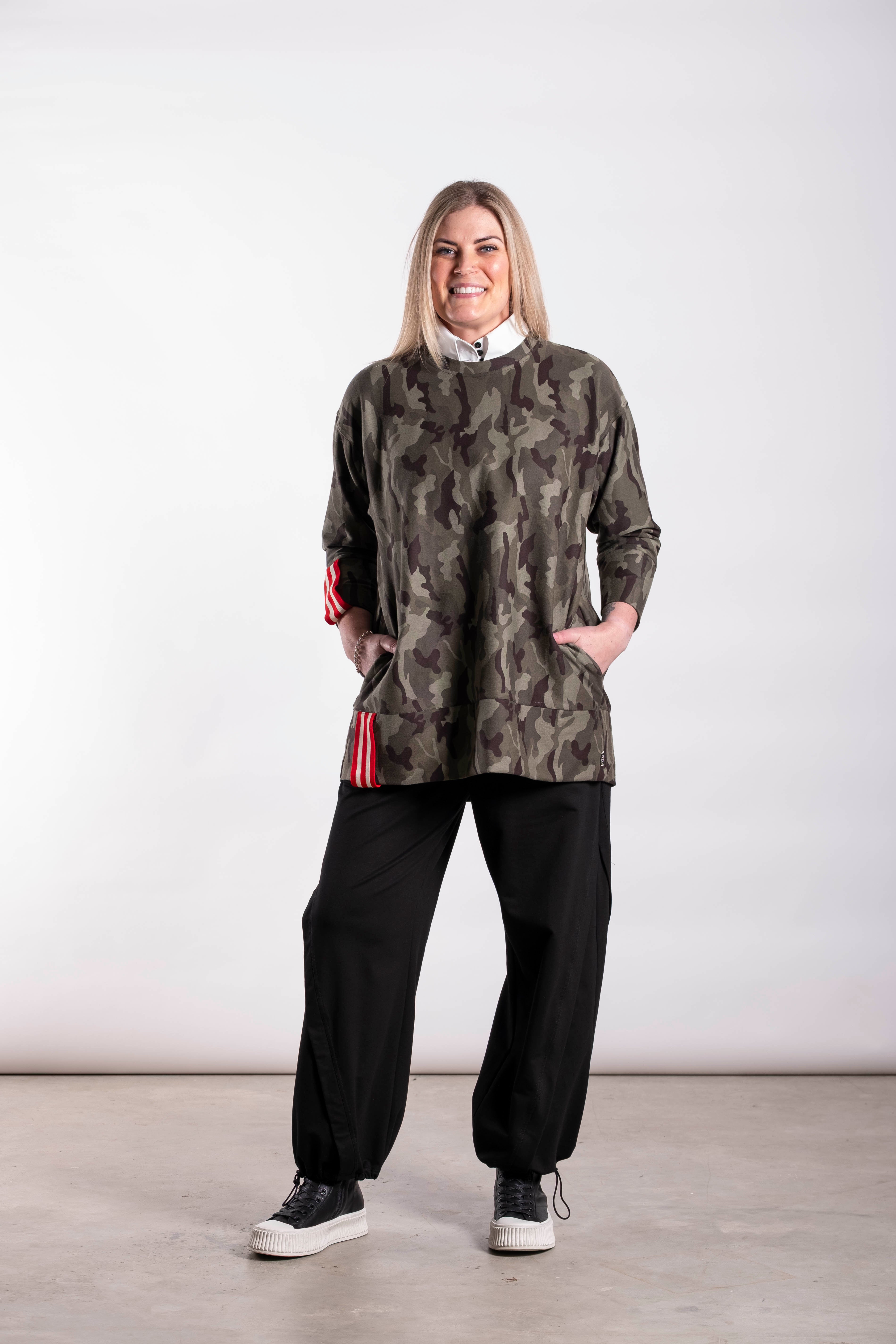 Back Drop Sweatshirt Camo