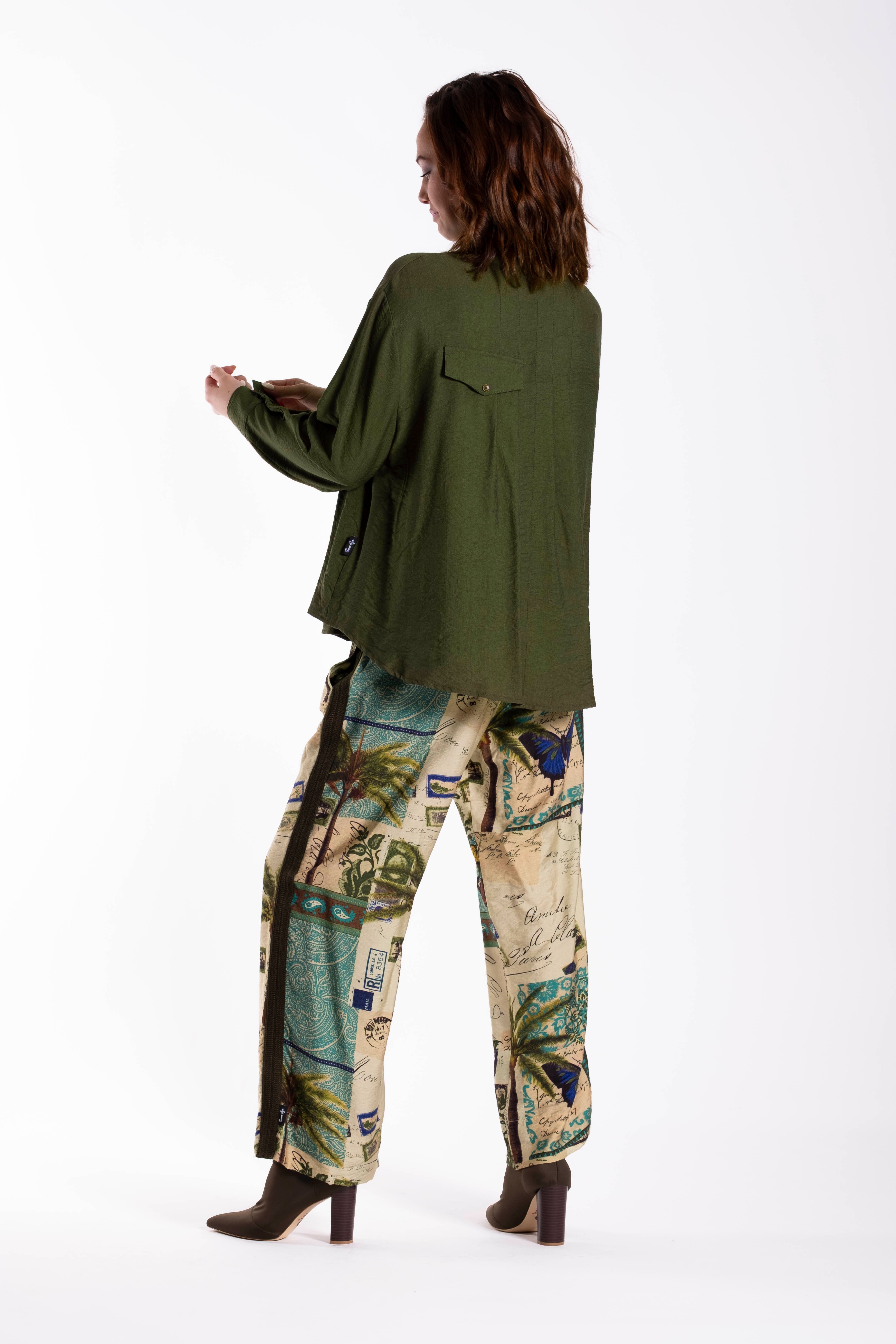 Brie Pants Postage Print