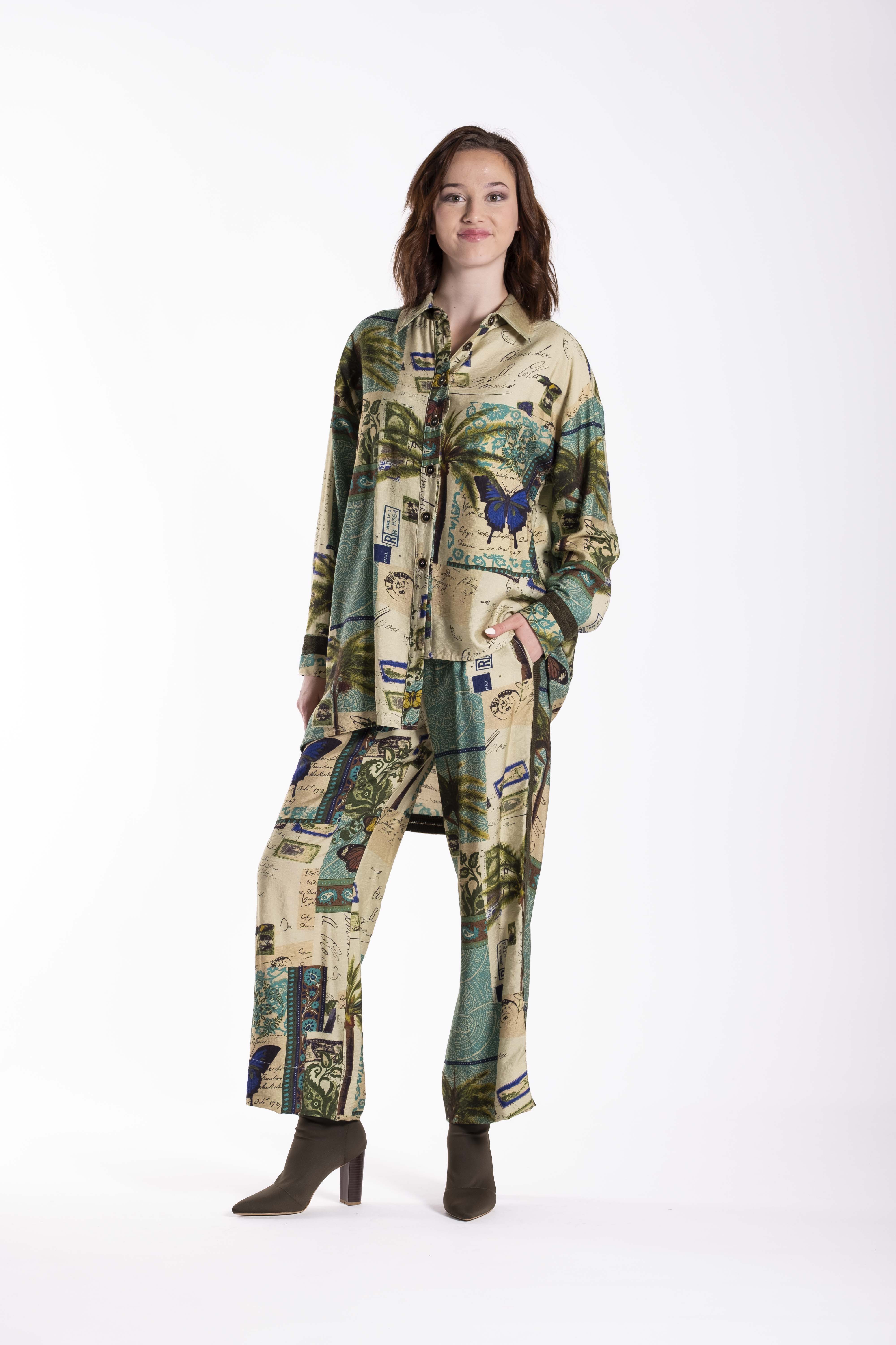 Brie Pants Postage Print