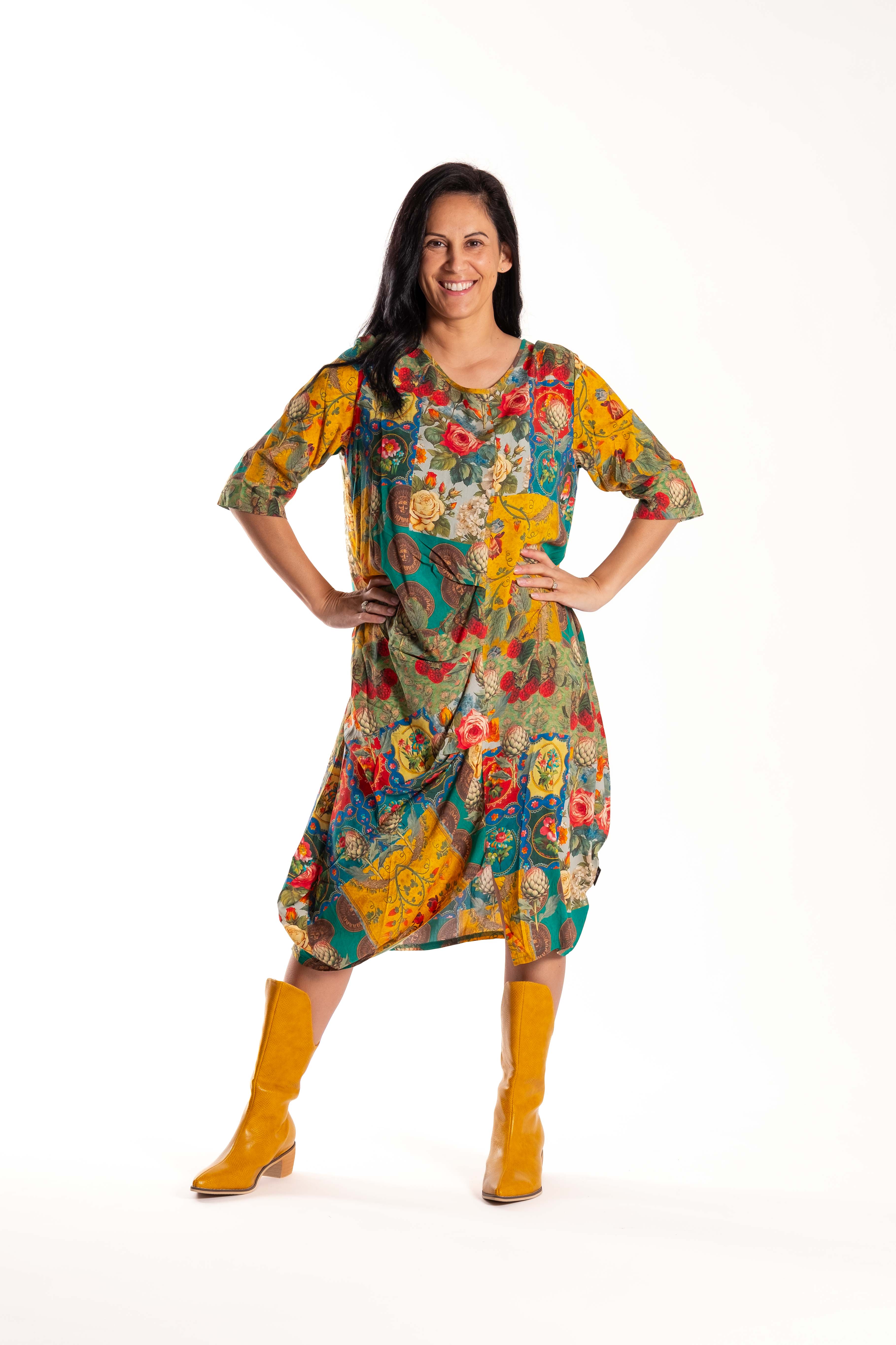 Luci Dress Fruit Tweed