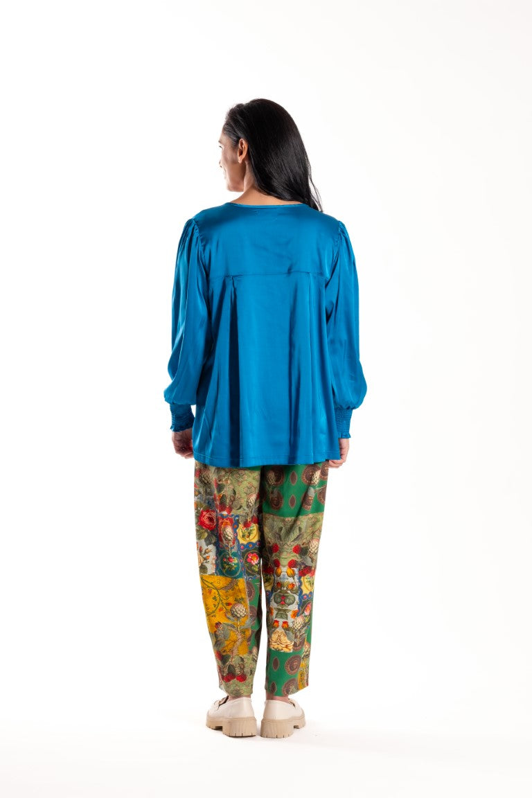 Claire Top Teal