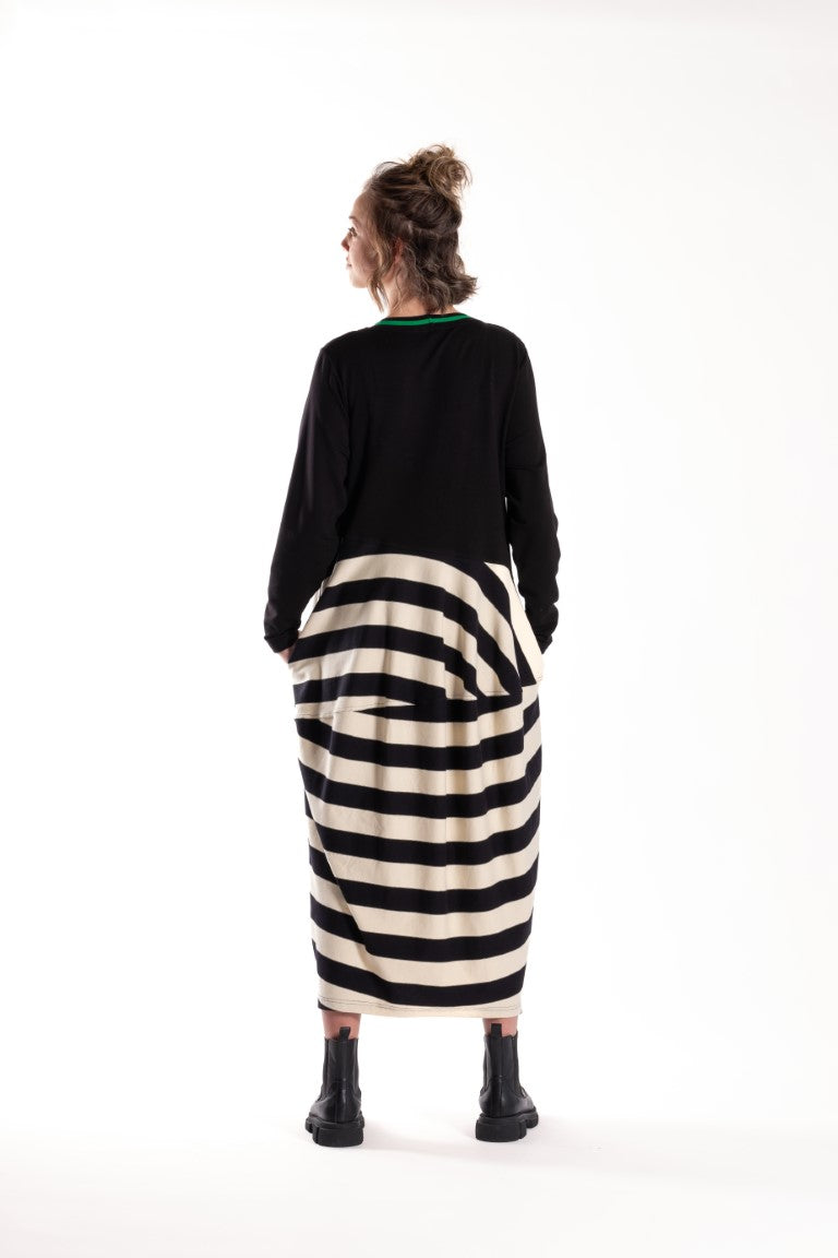 Chelsie Dress Monostripe