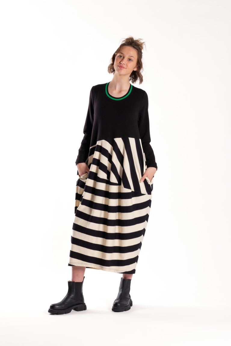 Chelsie Dress Monostripe