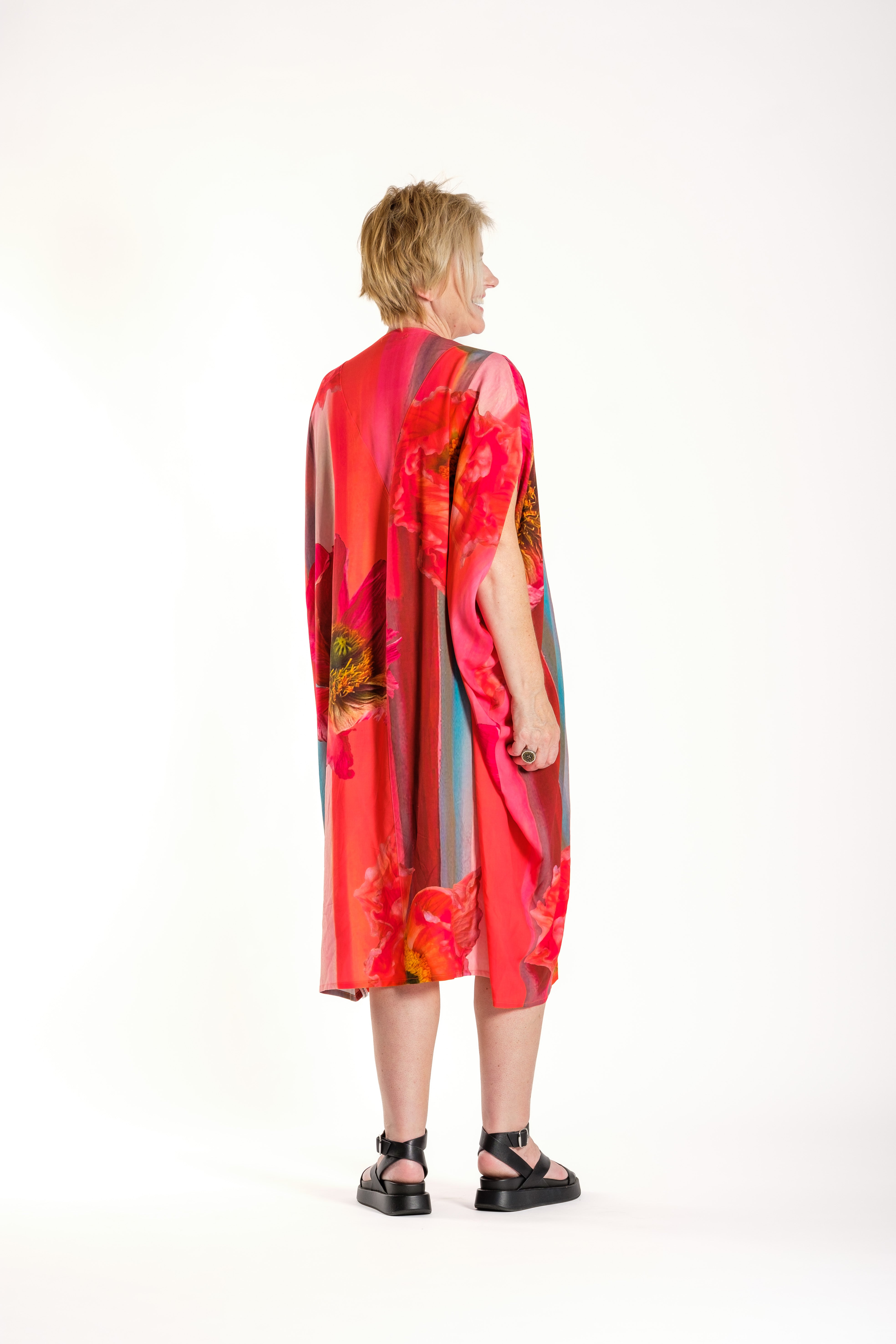 Vacation Dress Vibrant Poppies