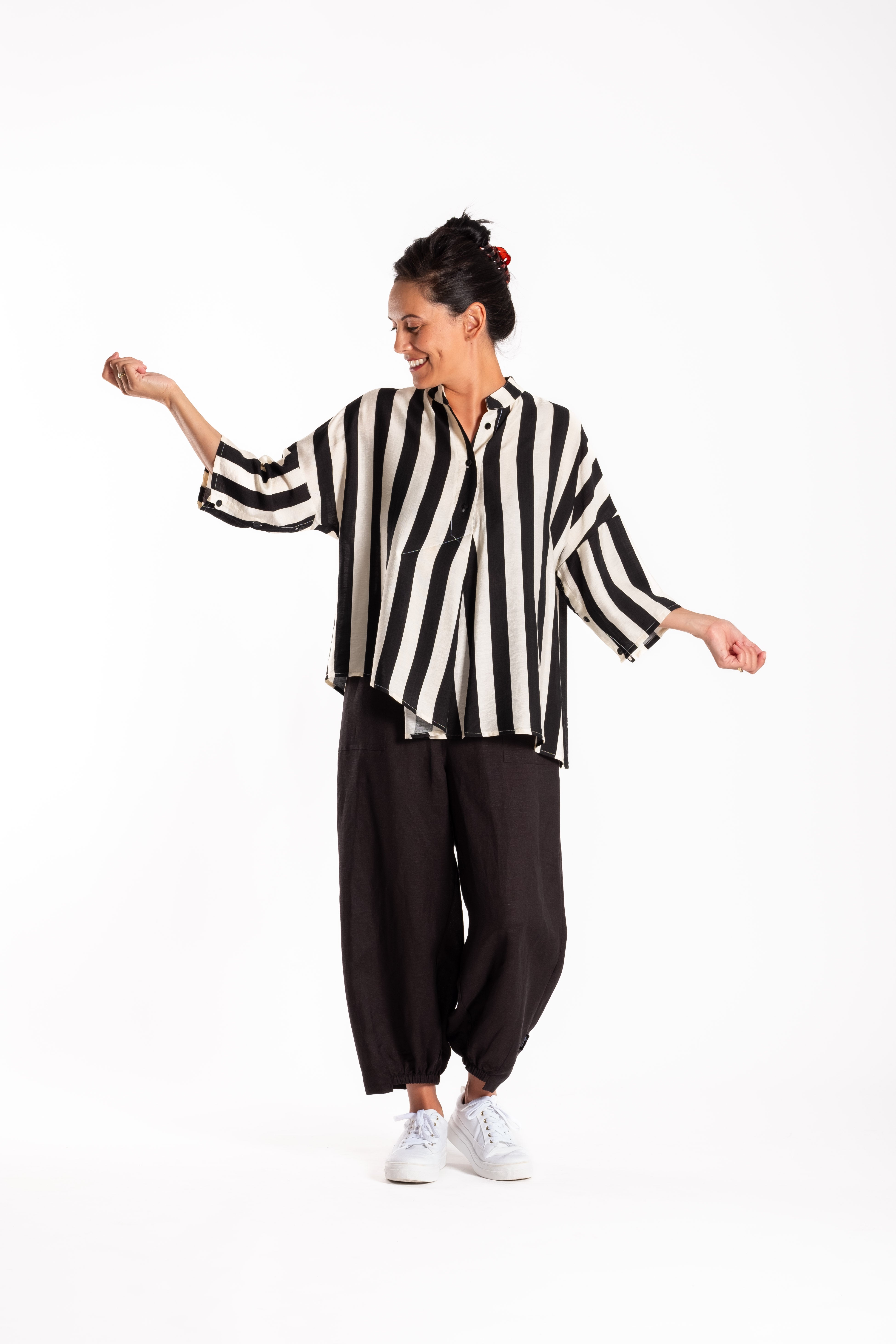 Phoenix Shirt Black Stripe