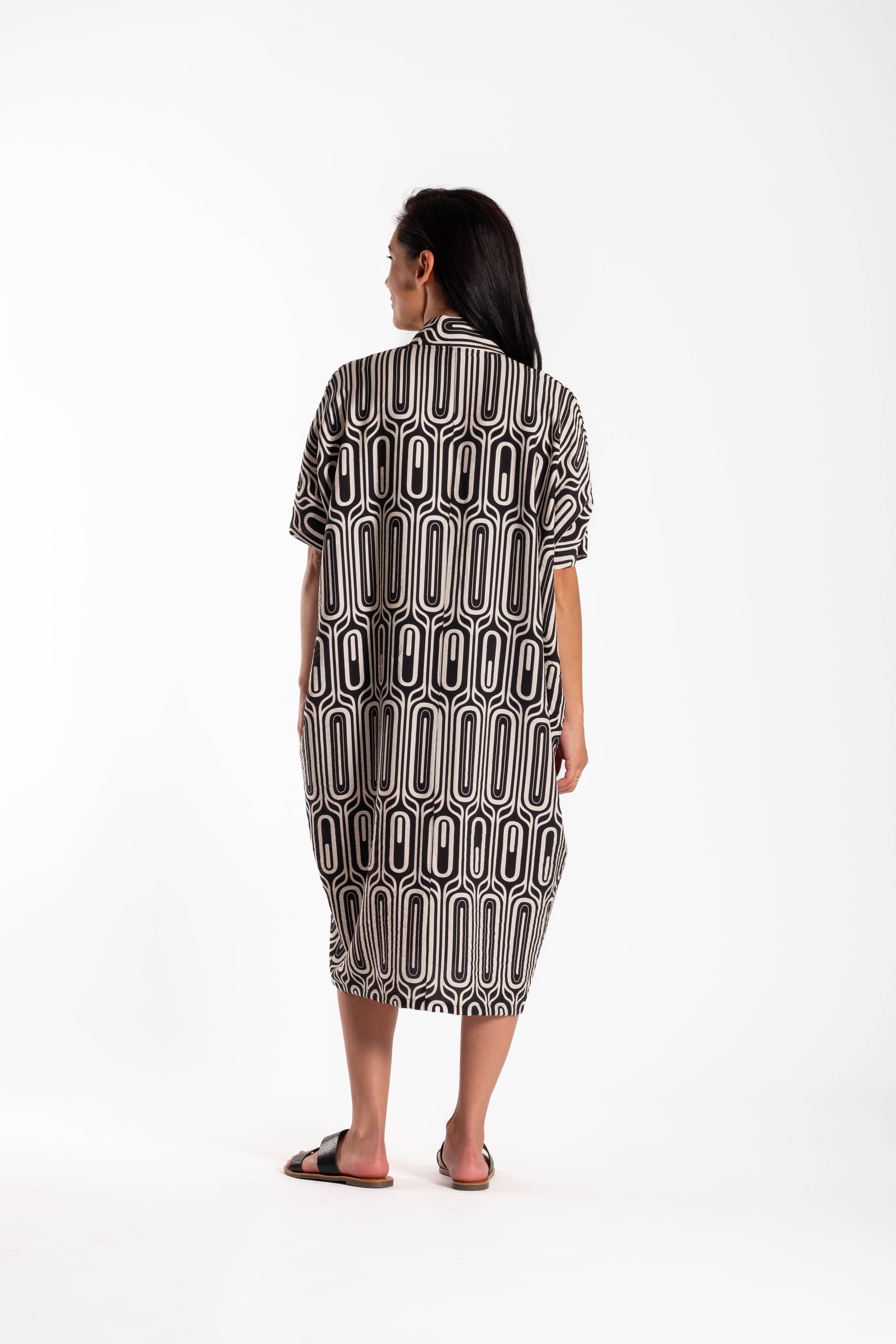 Kotua Dress Retro Black