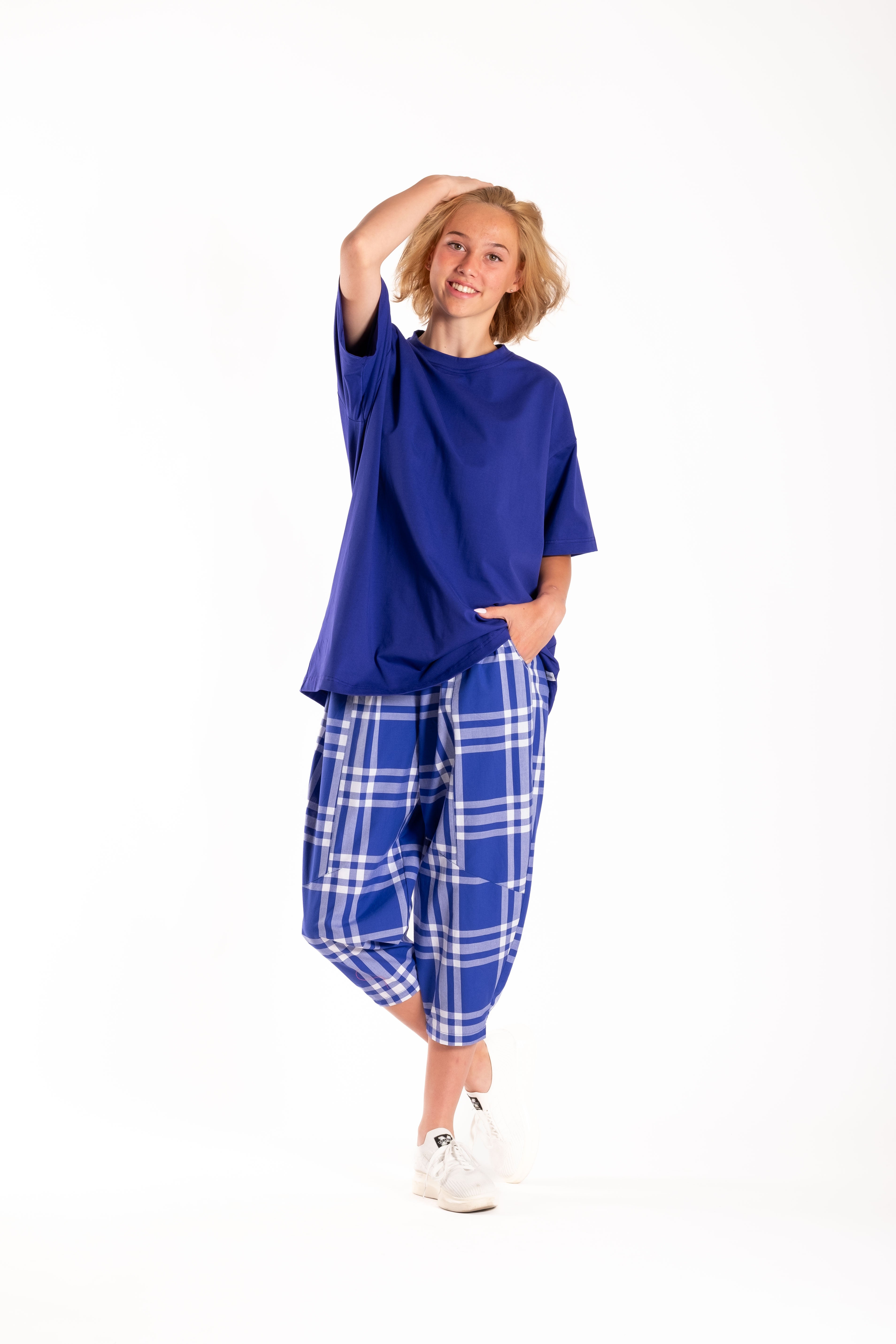 Oversized Box Tee Indigo