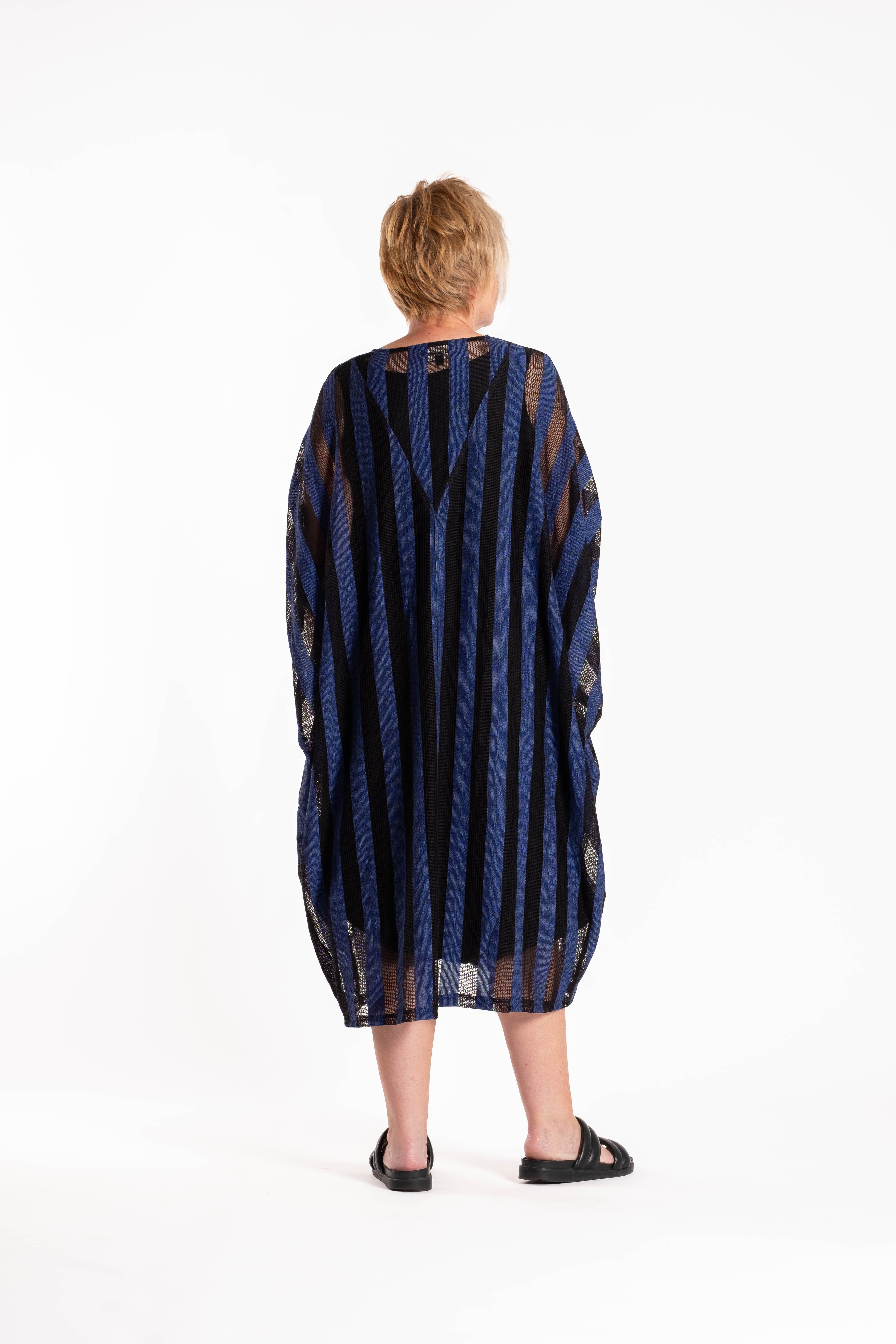 Vacation Dress Blue Stripe