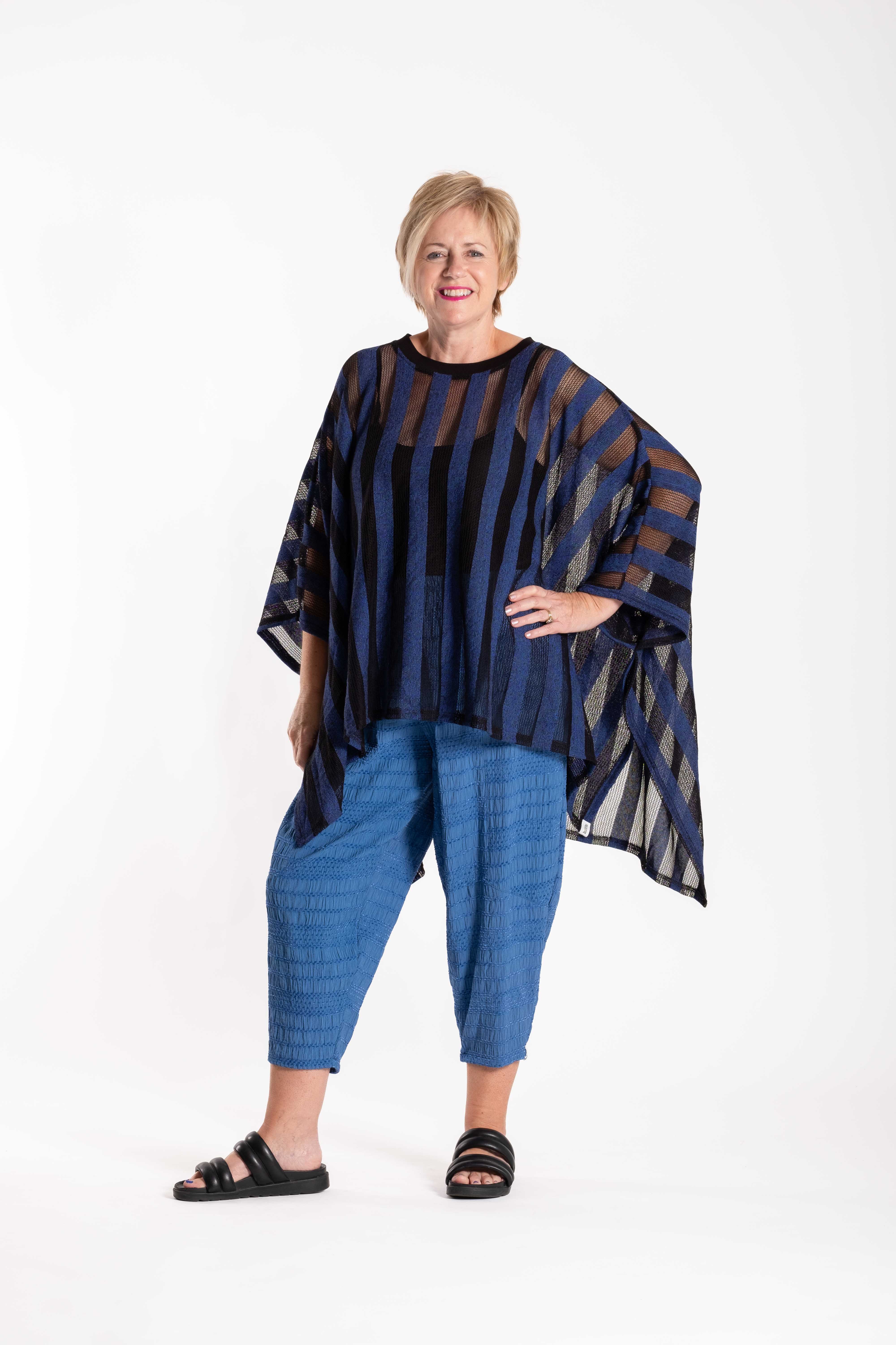 Noah Top Blue Stripe - Onesize