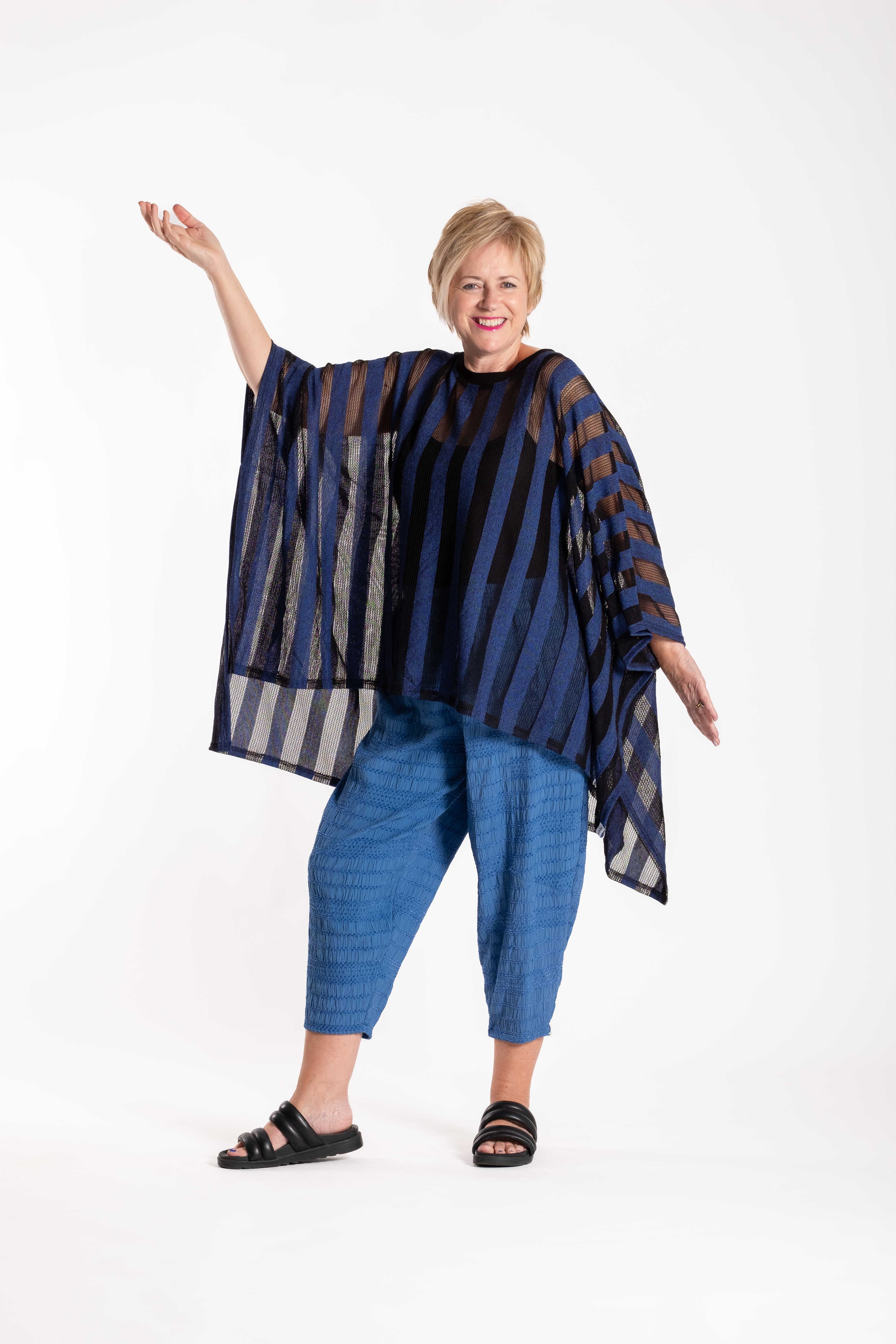 Noah Top Blue Stripe - Onesize