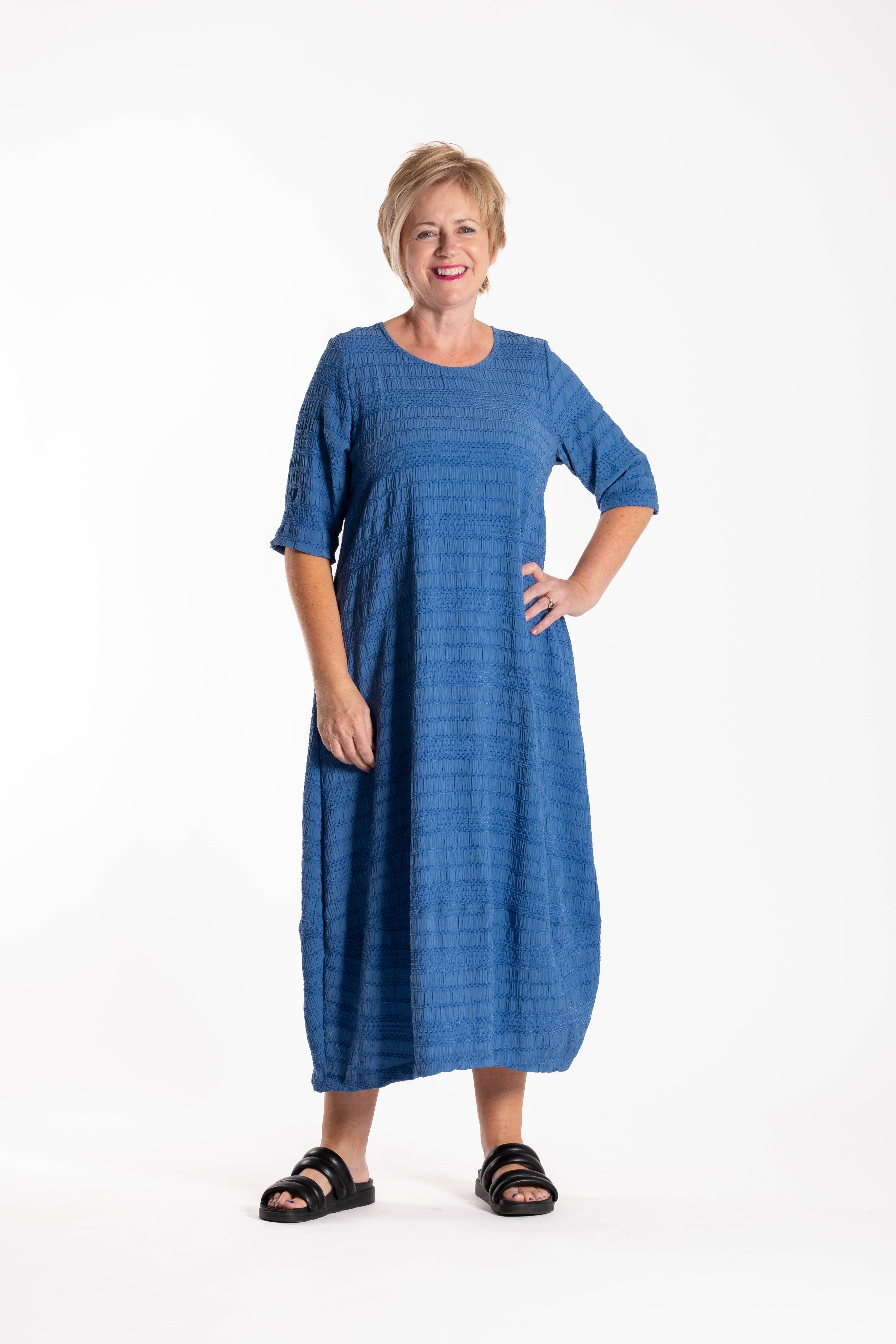 Connection Dres Blue Texture