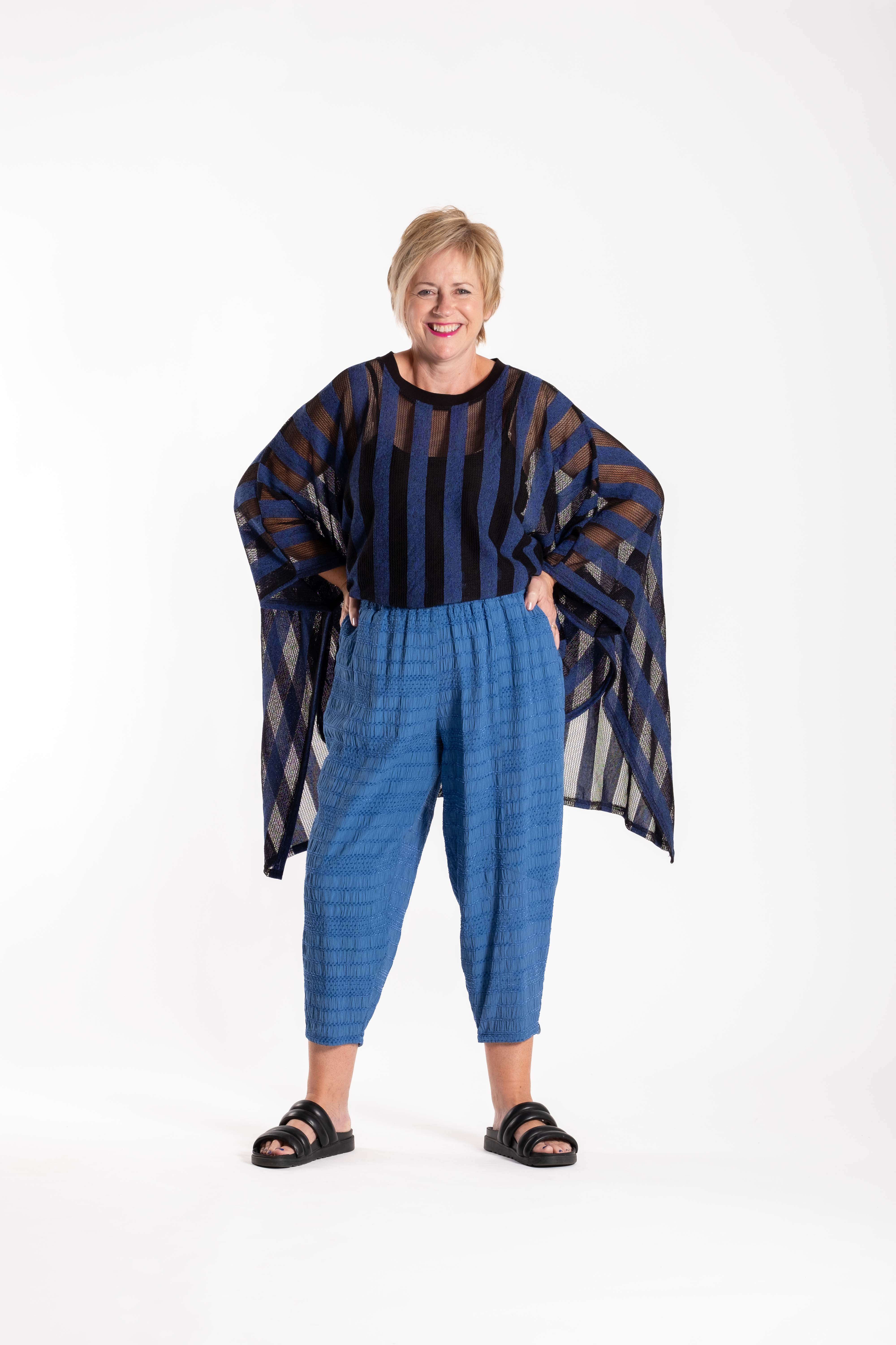 Advocate Pants Blue Texture