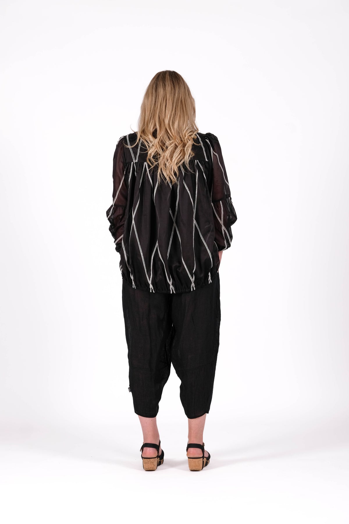 Stella Top Trace Black