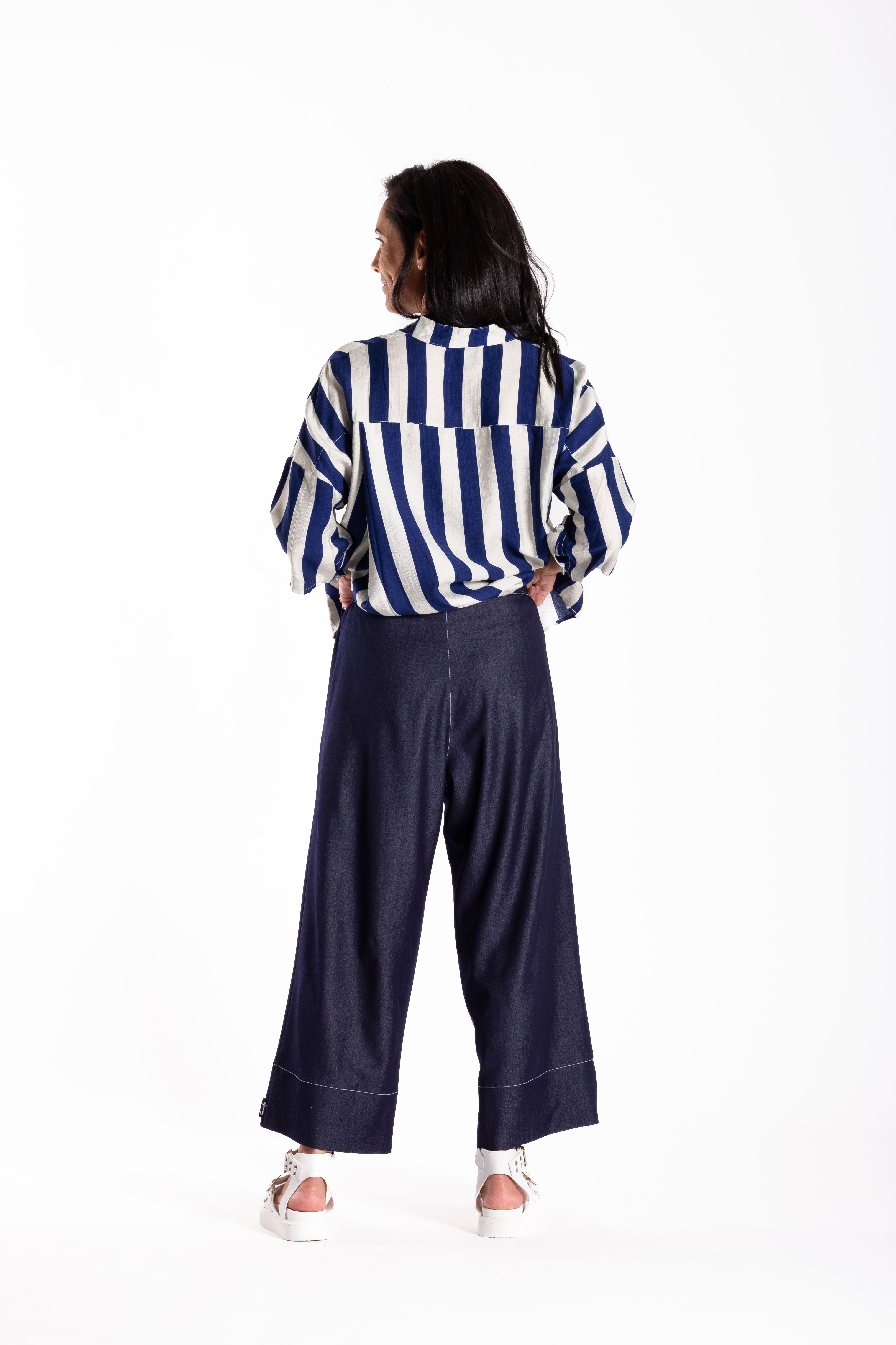 Capri Pants Soft Denim