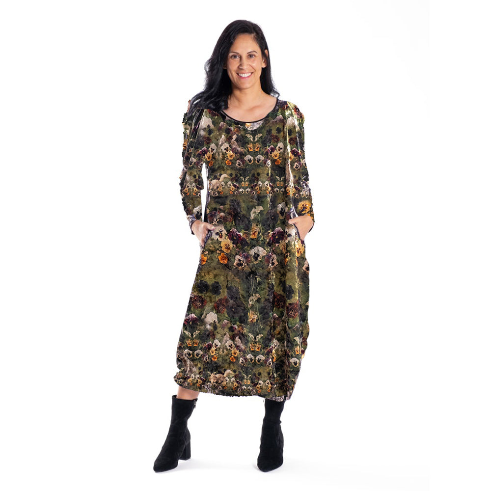 Sanderson Dress Pansy Season
