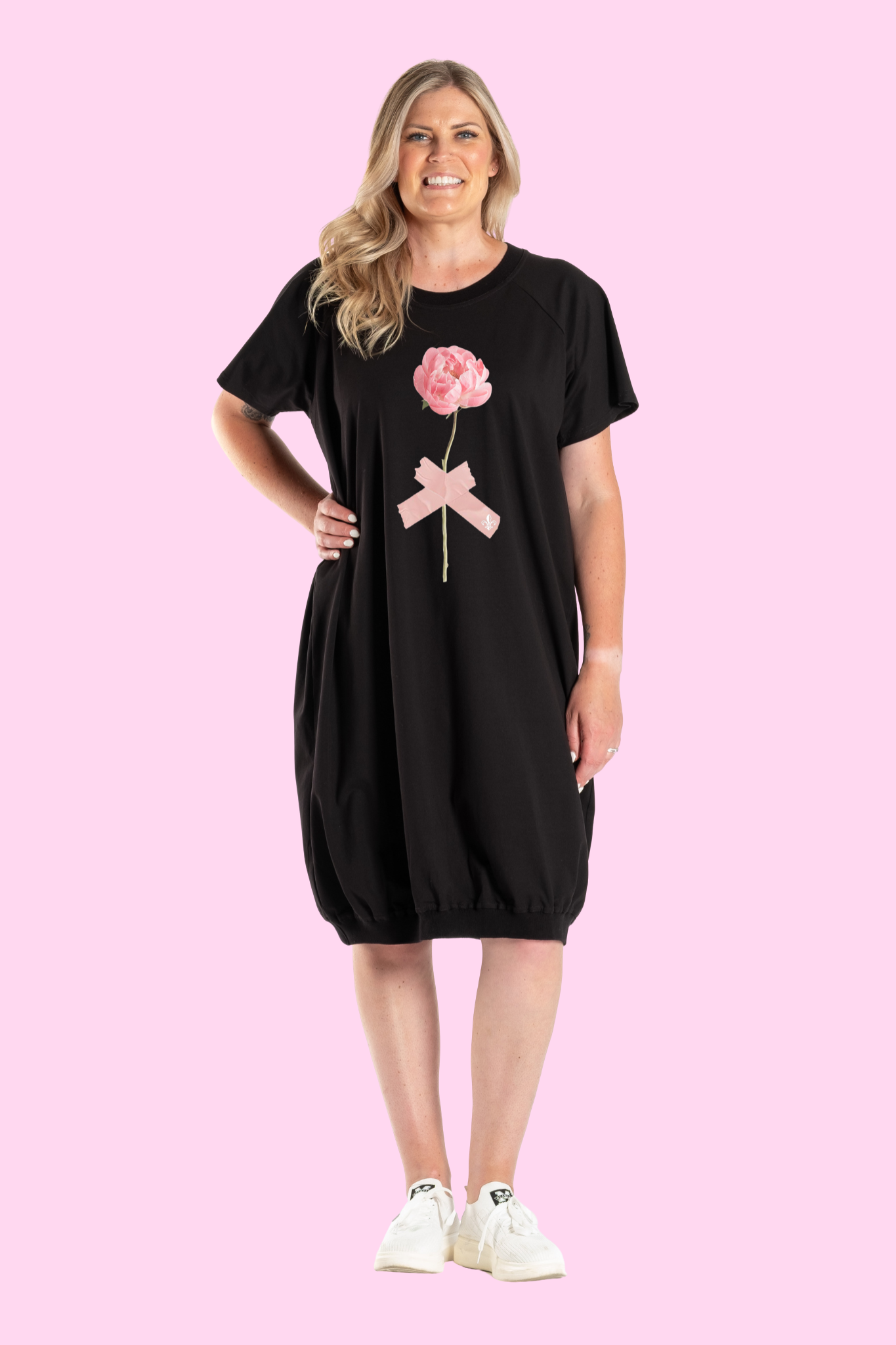 Peony Pop Knit Dress - Sold out - preorder