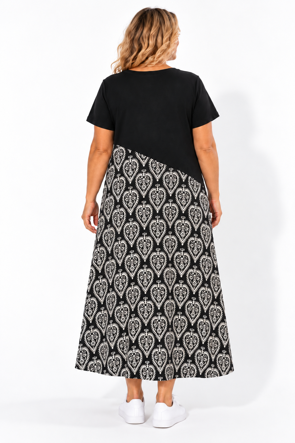 Brinley Dress Black Paisley